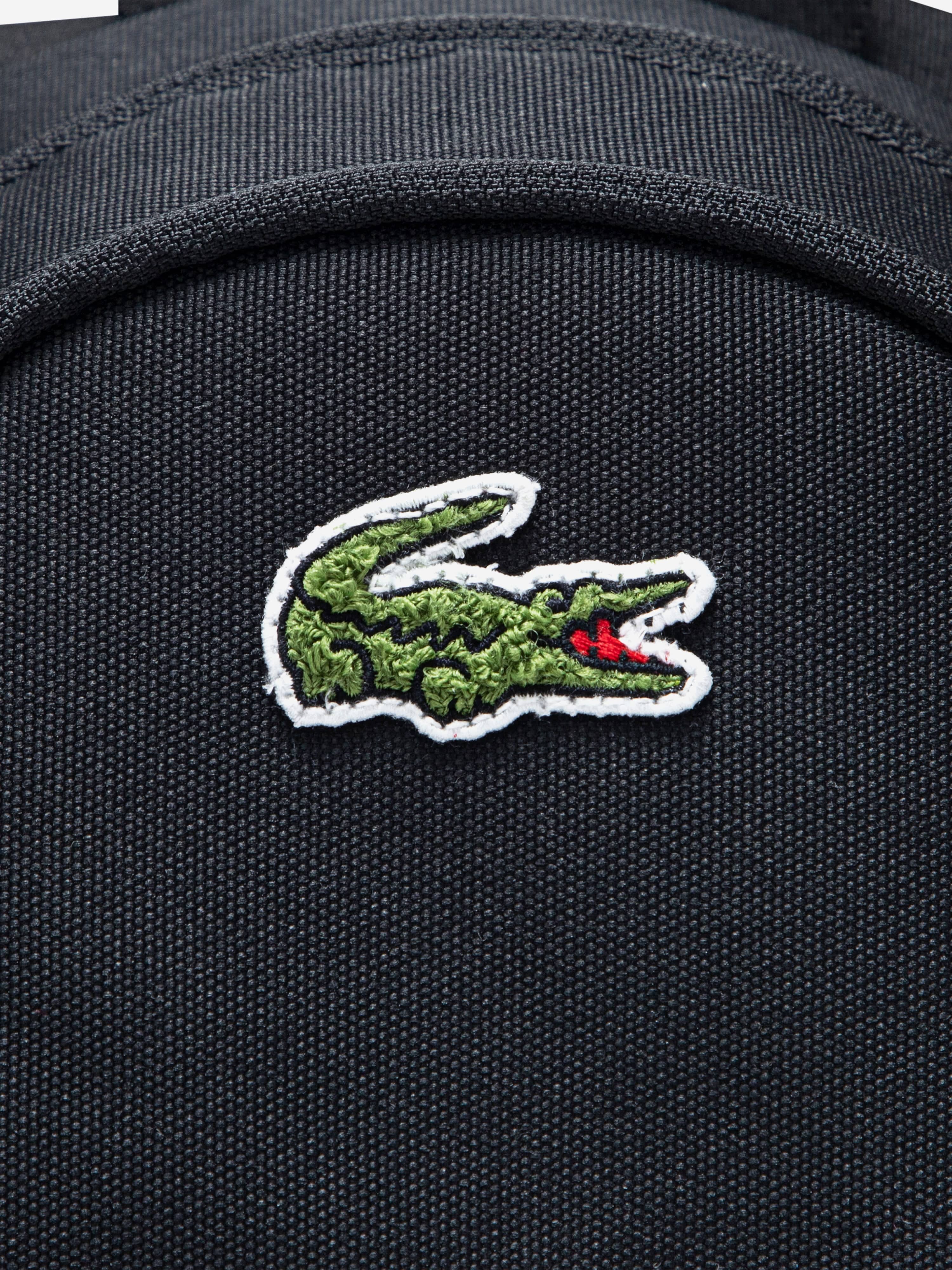 Lacoste Kids Logo Mini Backpack in Black (27cm)