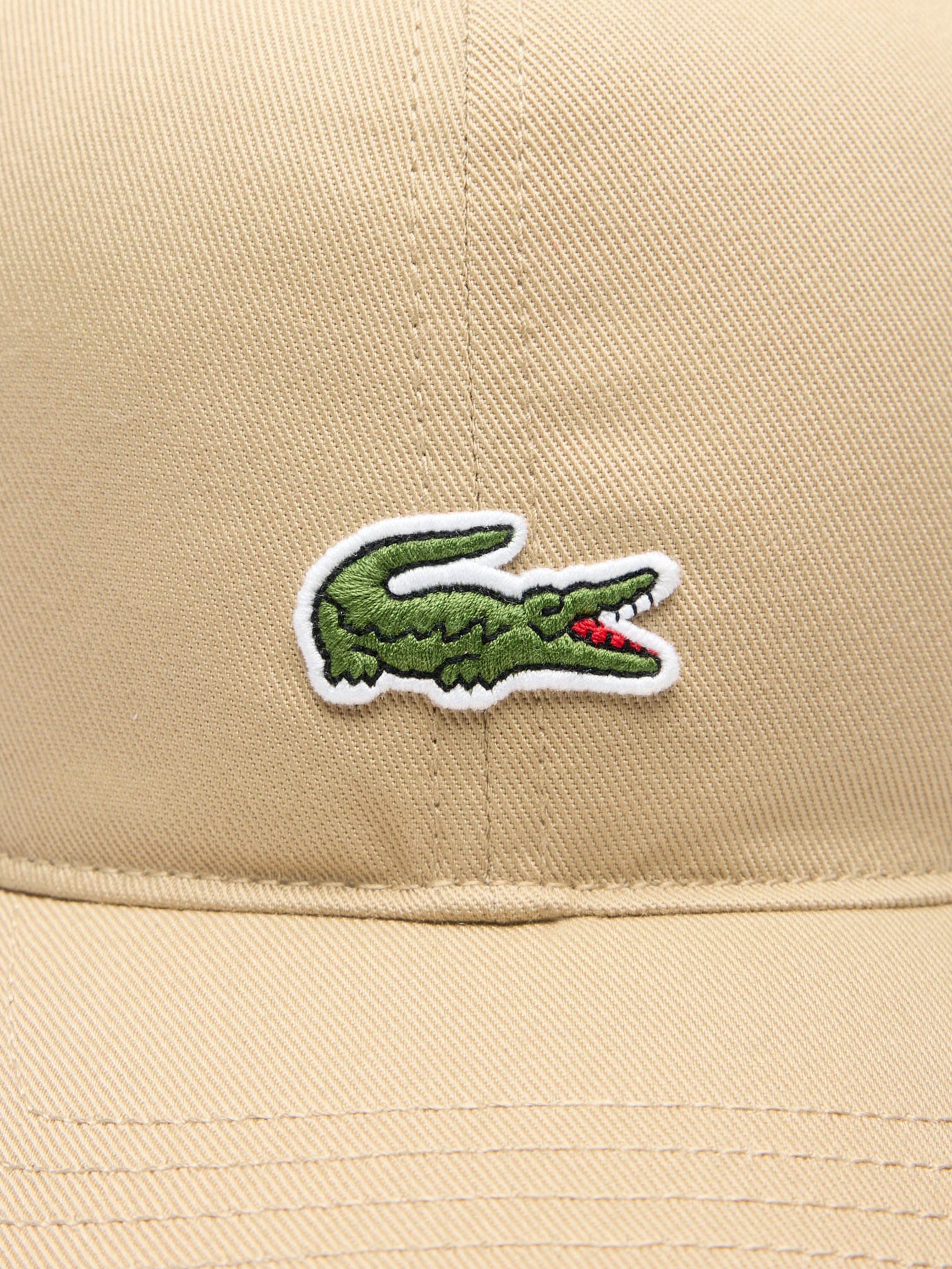Lacoste Kids Logo Cap in Beige