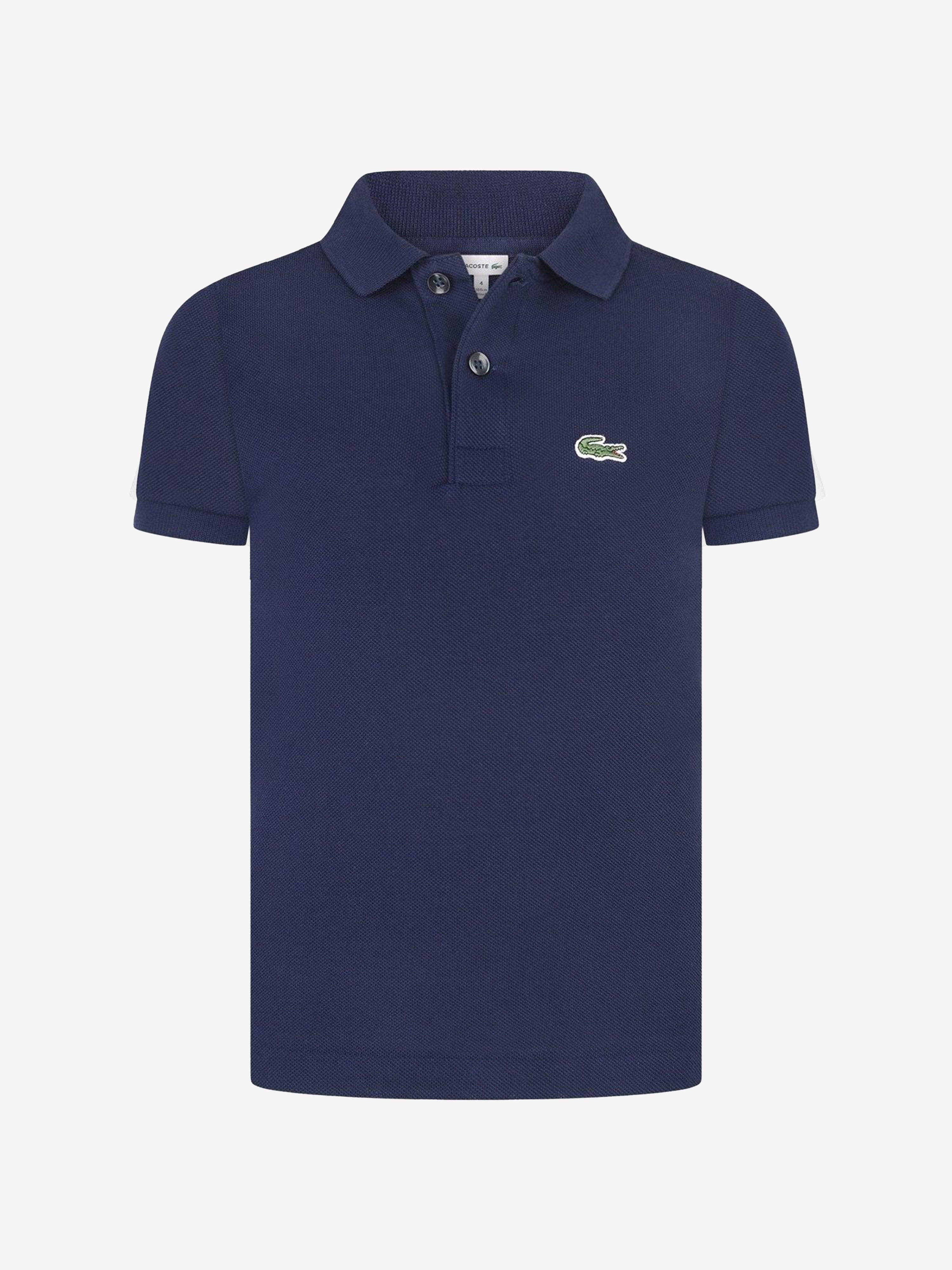 Lacoste Boys Cotton Short Sleeve Polo Shirt