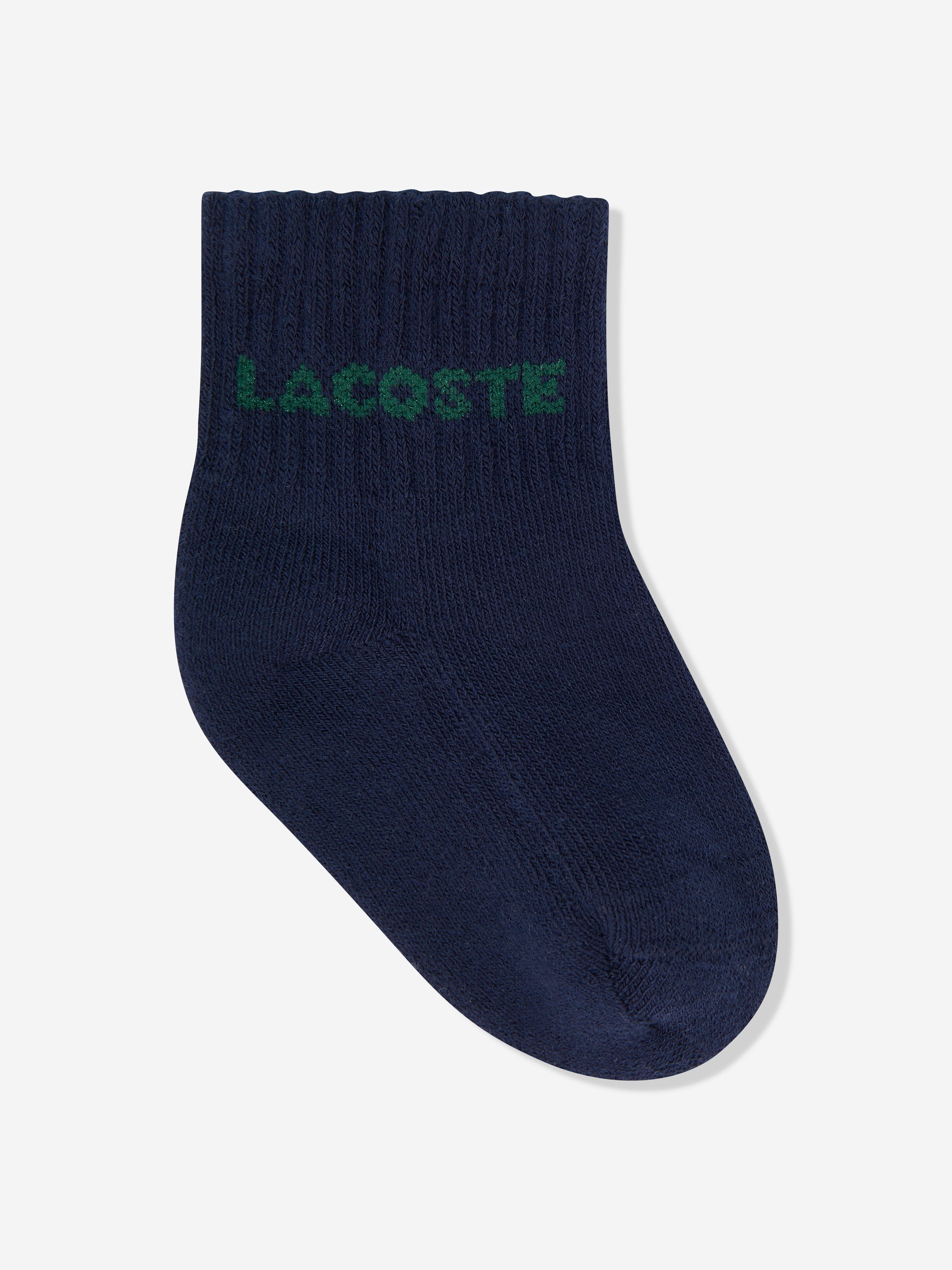 Lacoste Baby 6 Pack Socks Set in Navy