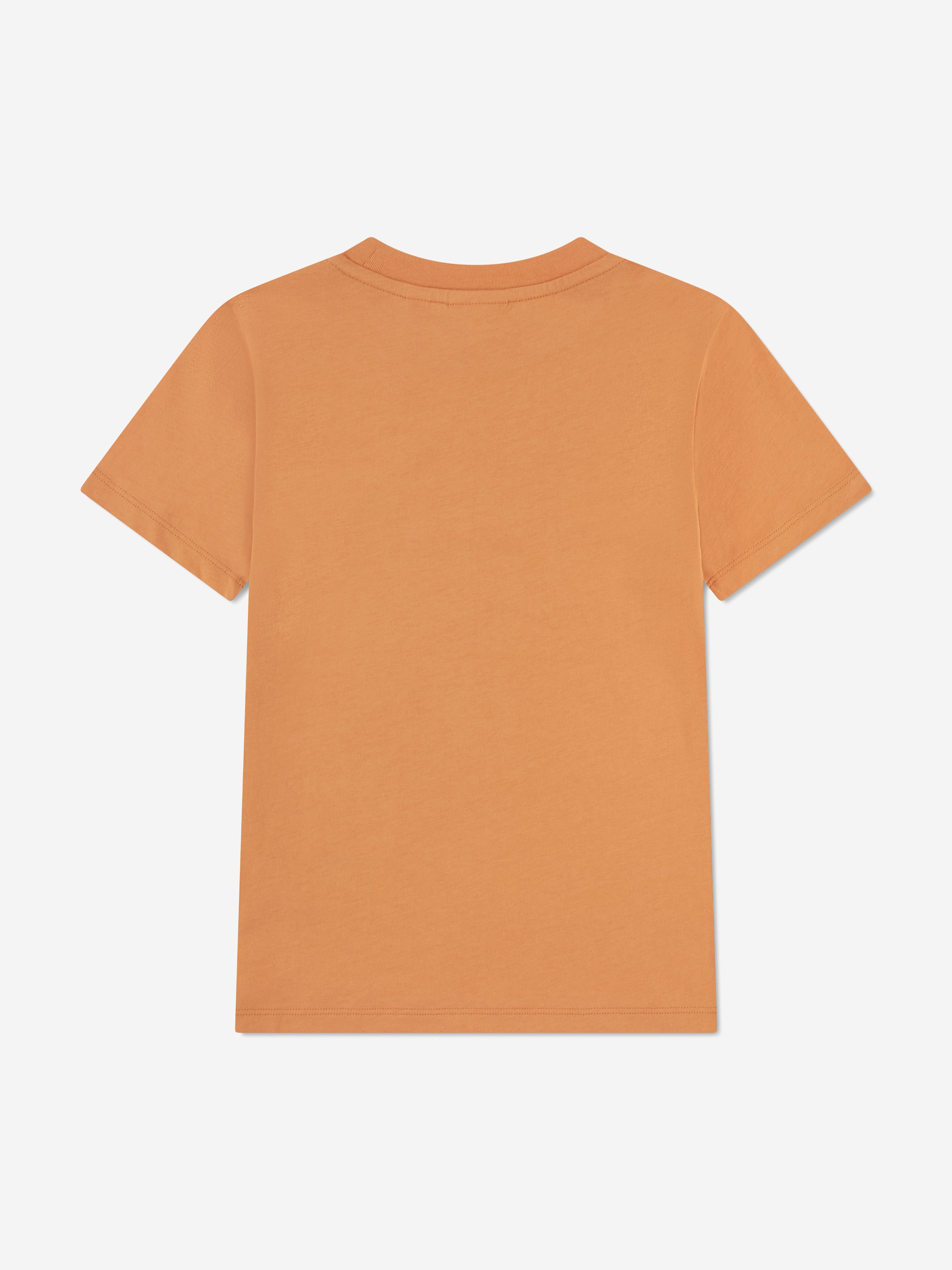 Lacoste Boys Logo T-Shirt in Orange