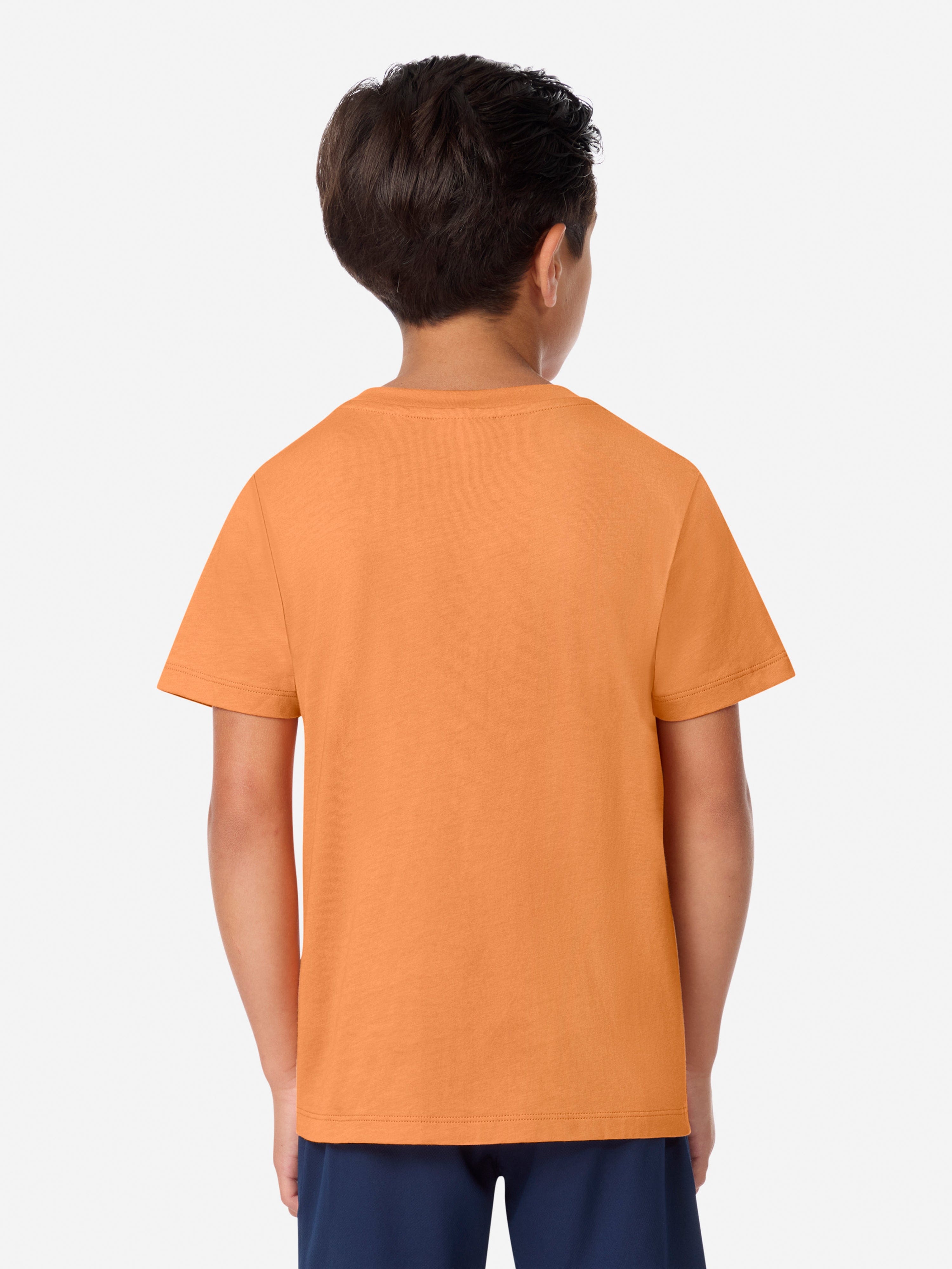 Lacoste Boys Logo T-Shirt in Orange