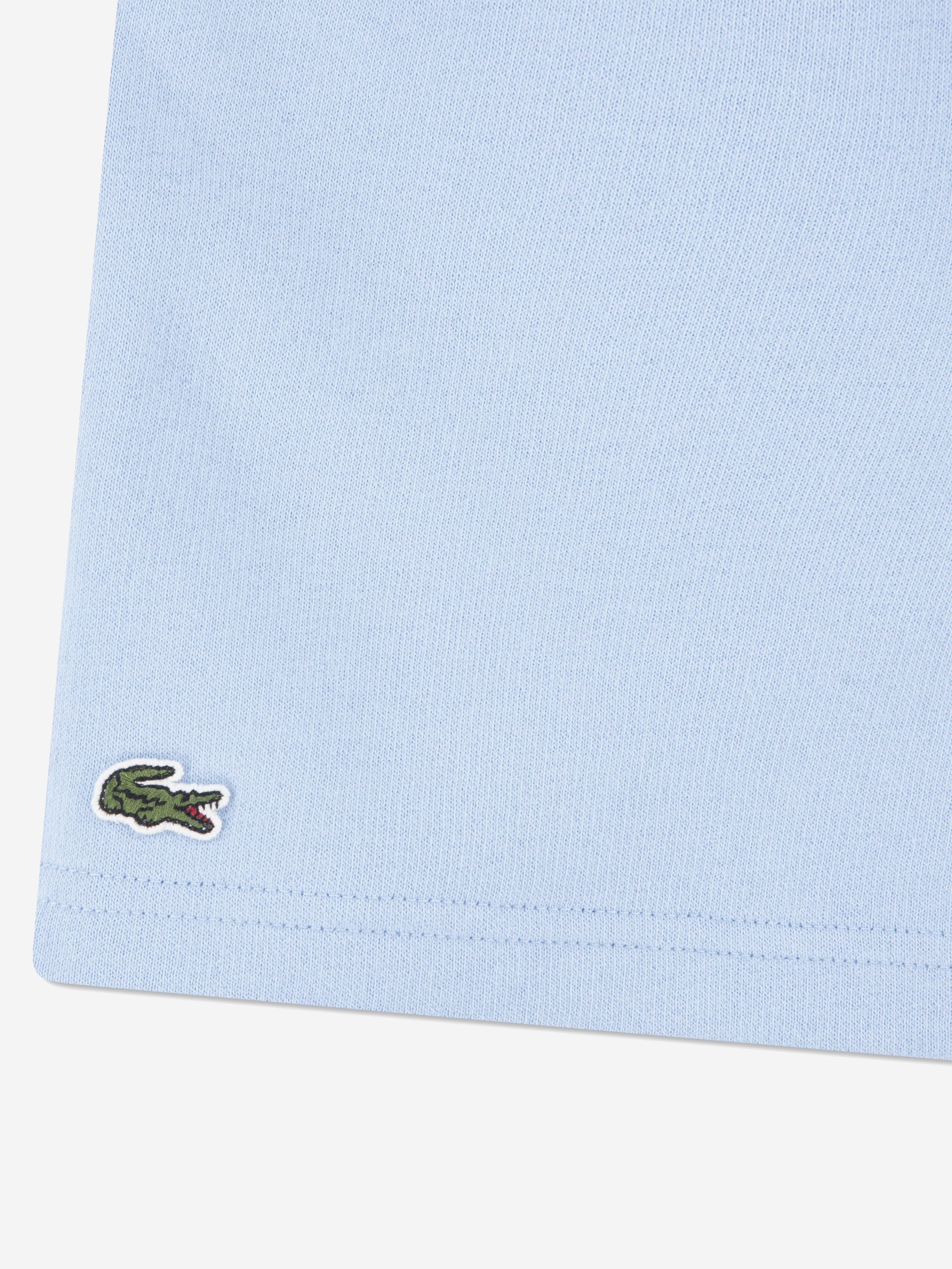 Lacoste Boys Core Fleece Shorts in Blue