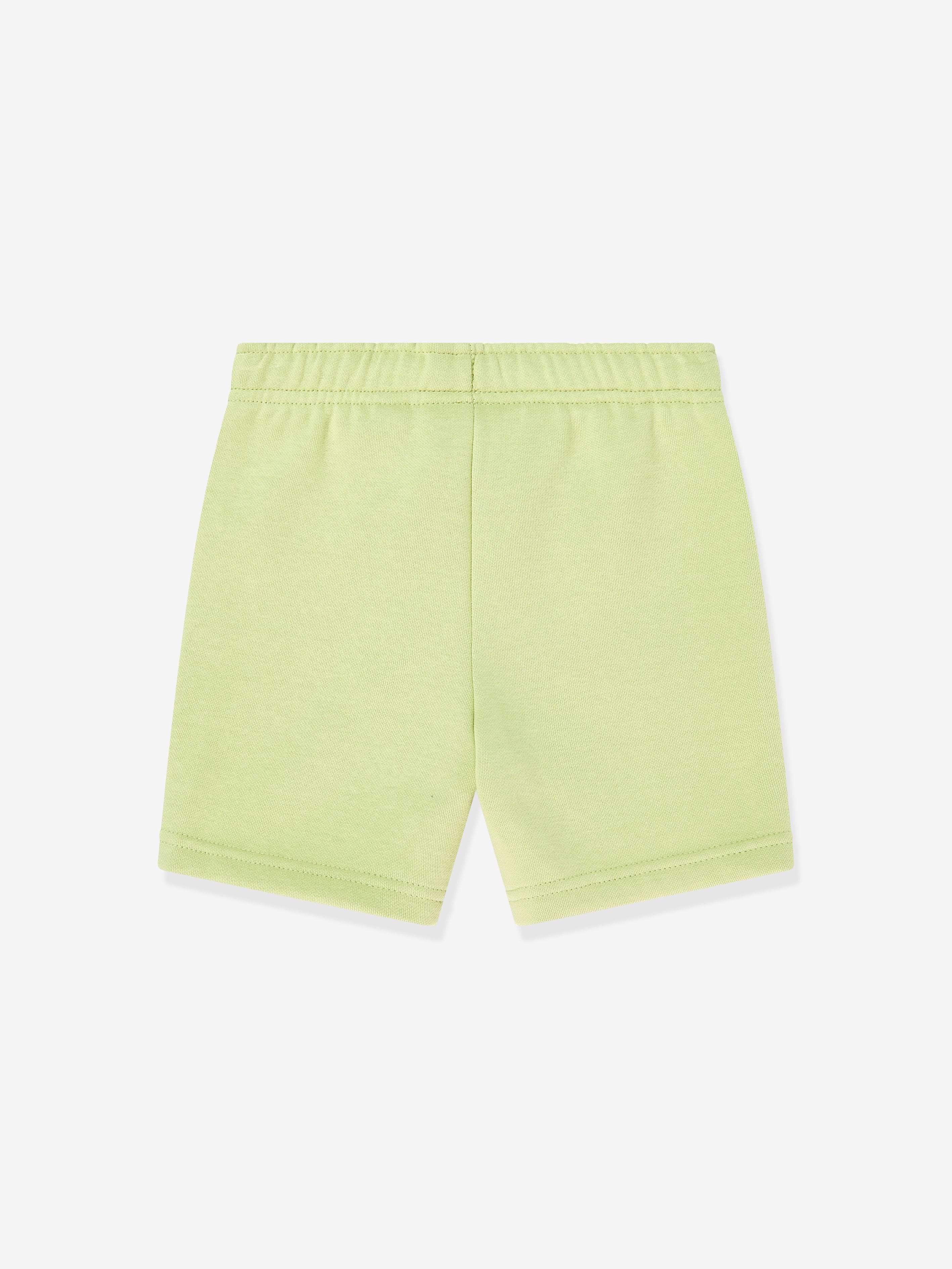Lacoste Boys Core Fleece Shorts in Green