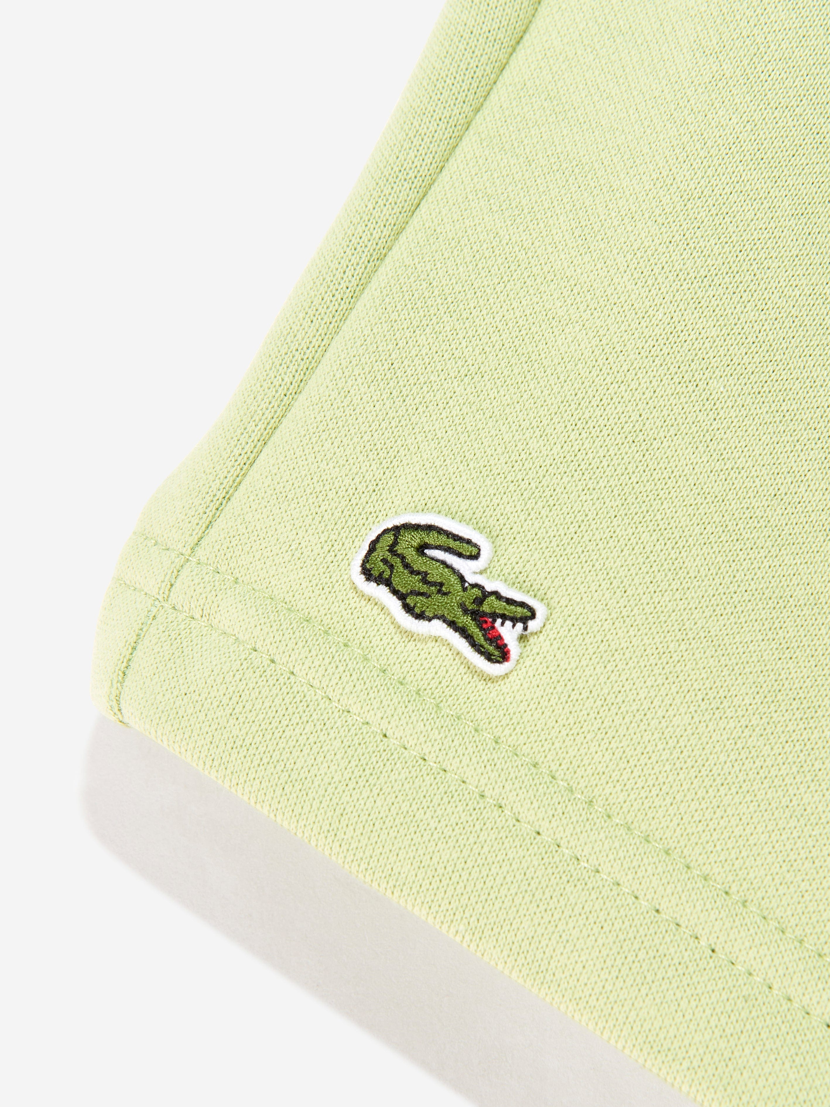 Lacoste Boys Core Fleece Shorts in Green