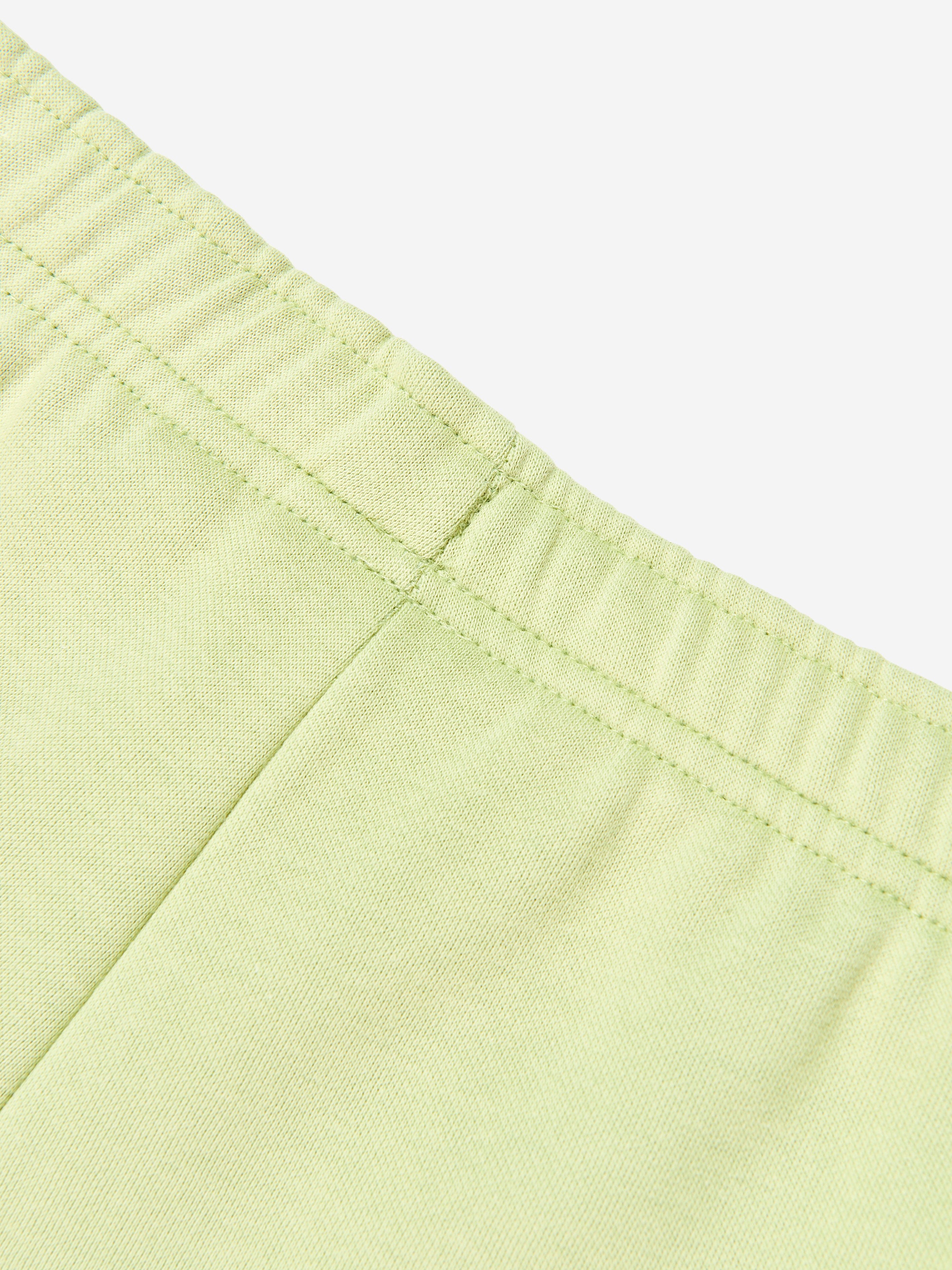 Lacoste Boys Core Fleece Shorts in Green