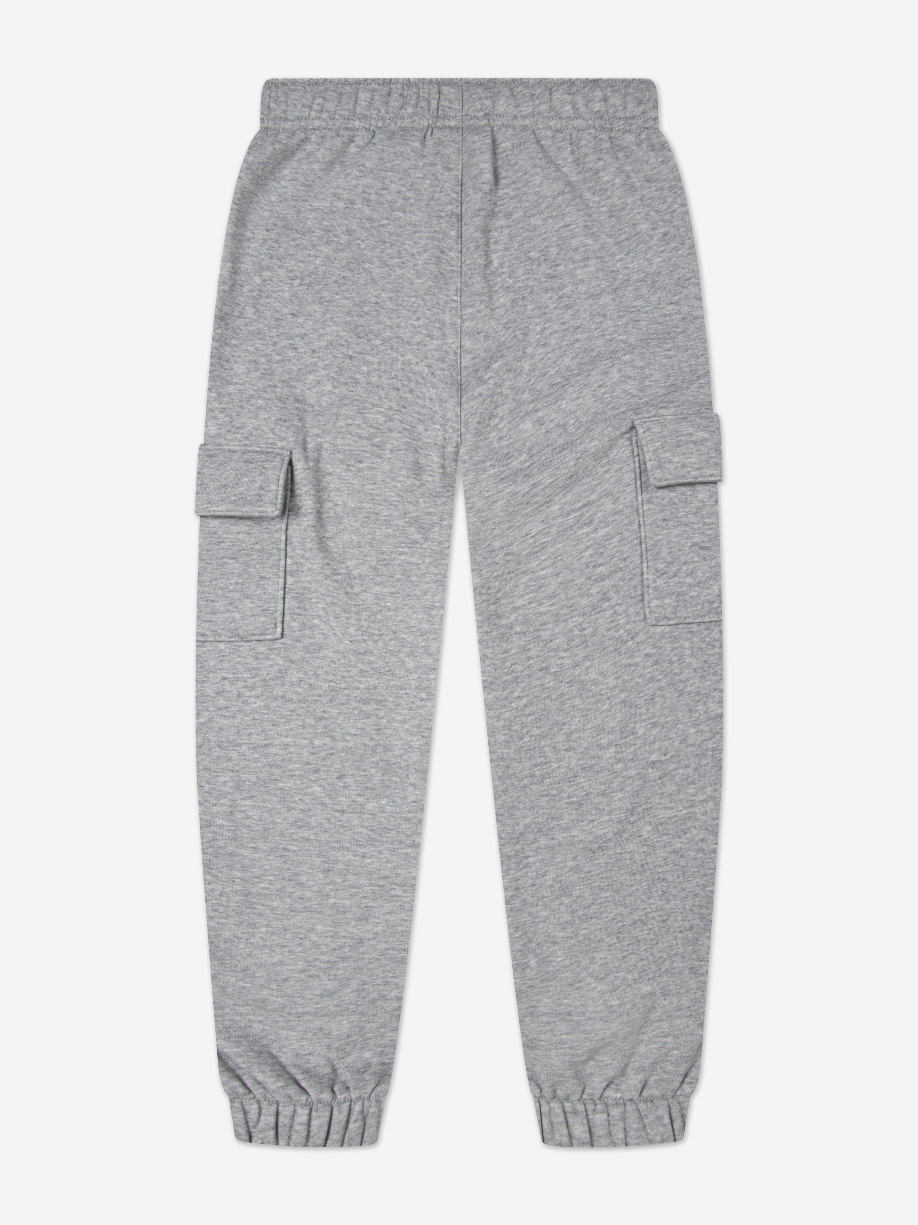 Lacoste Boys Cargo Fleece Joggers in Grey