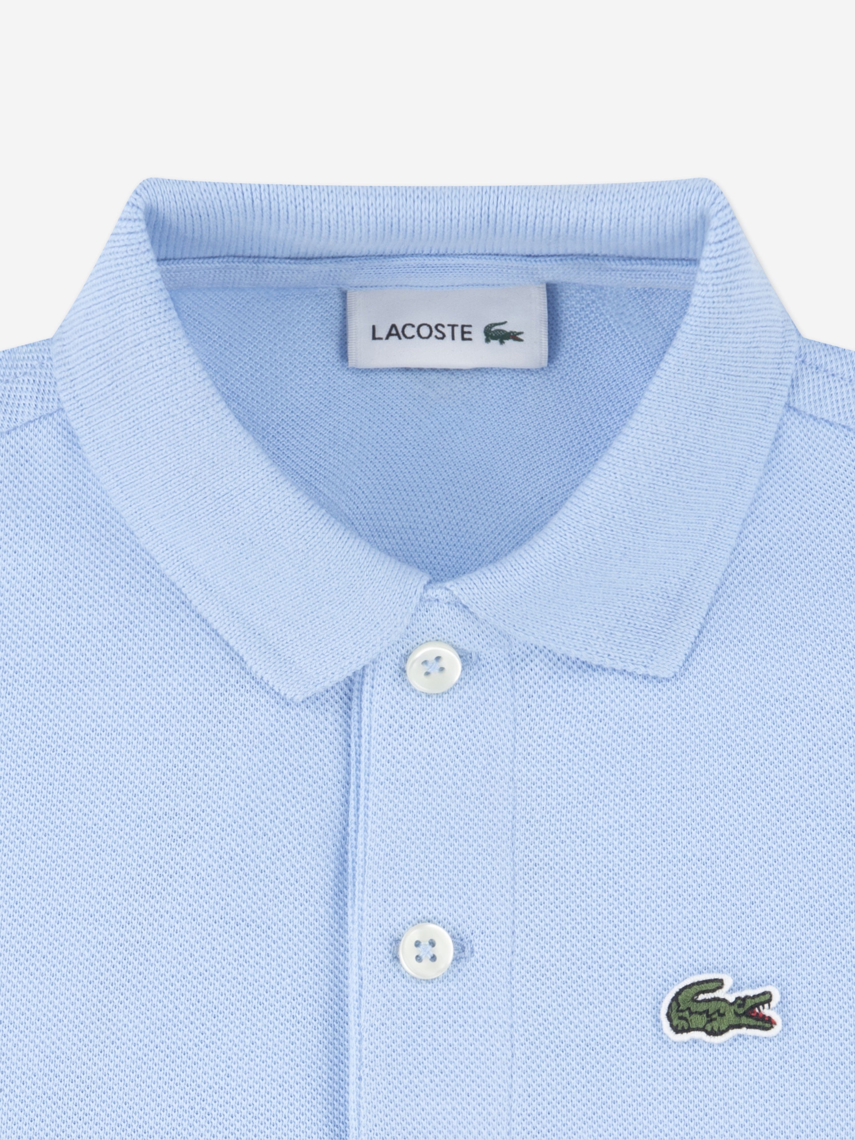 Lacoste Boys Pique Polo Shirt in Blue