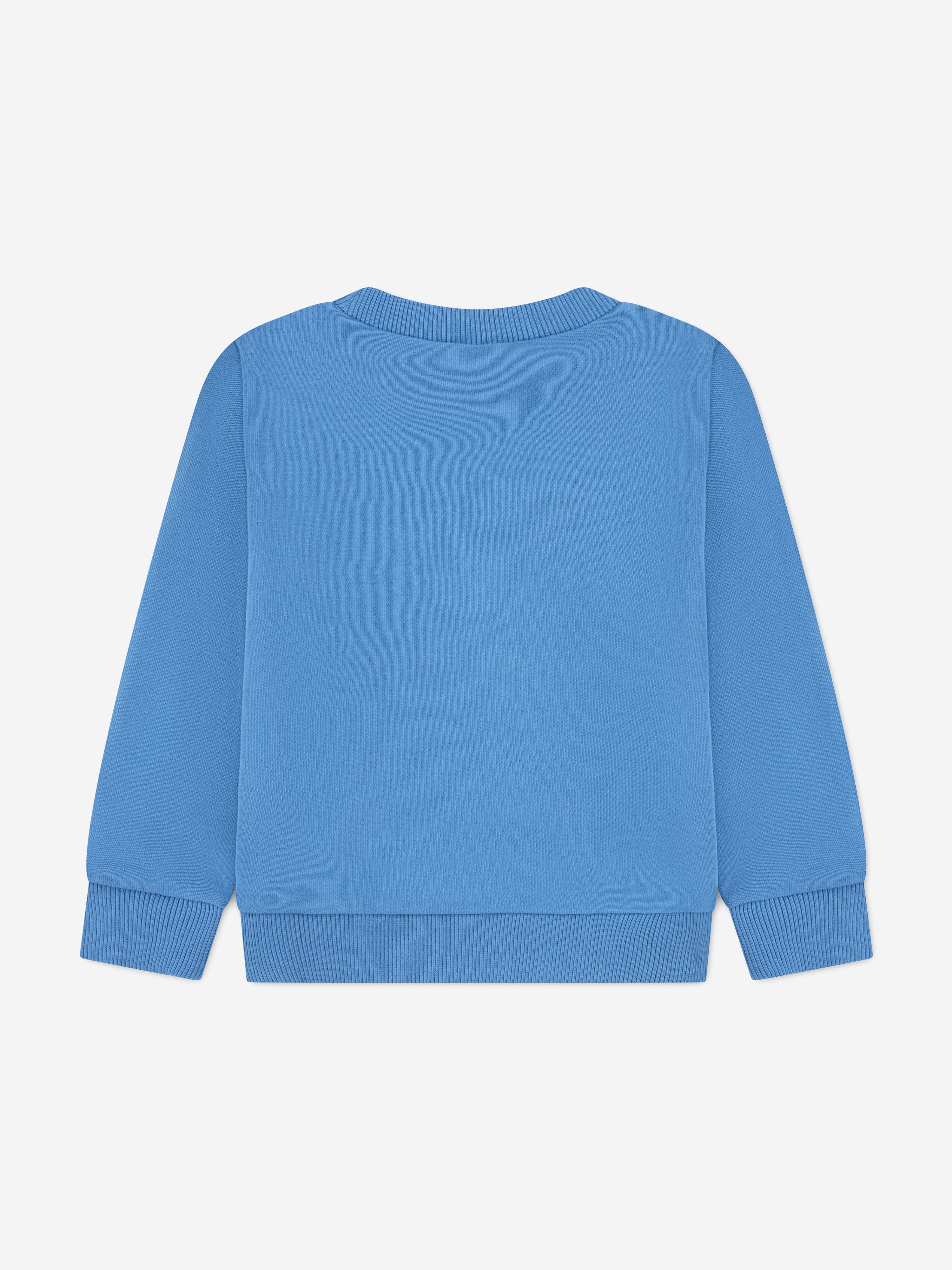 Lacoste Boys Colourblock Crew Sweatshirt in Blue