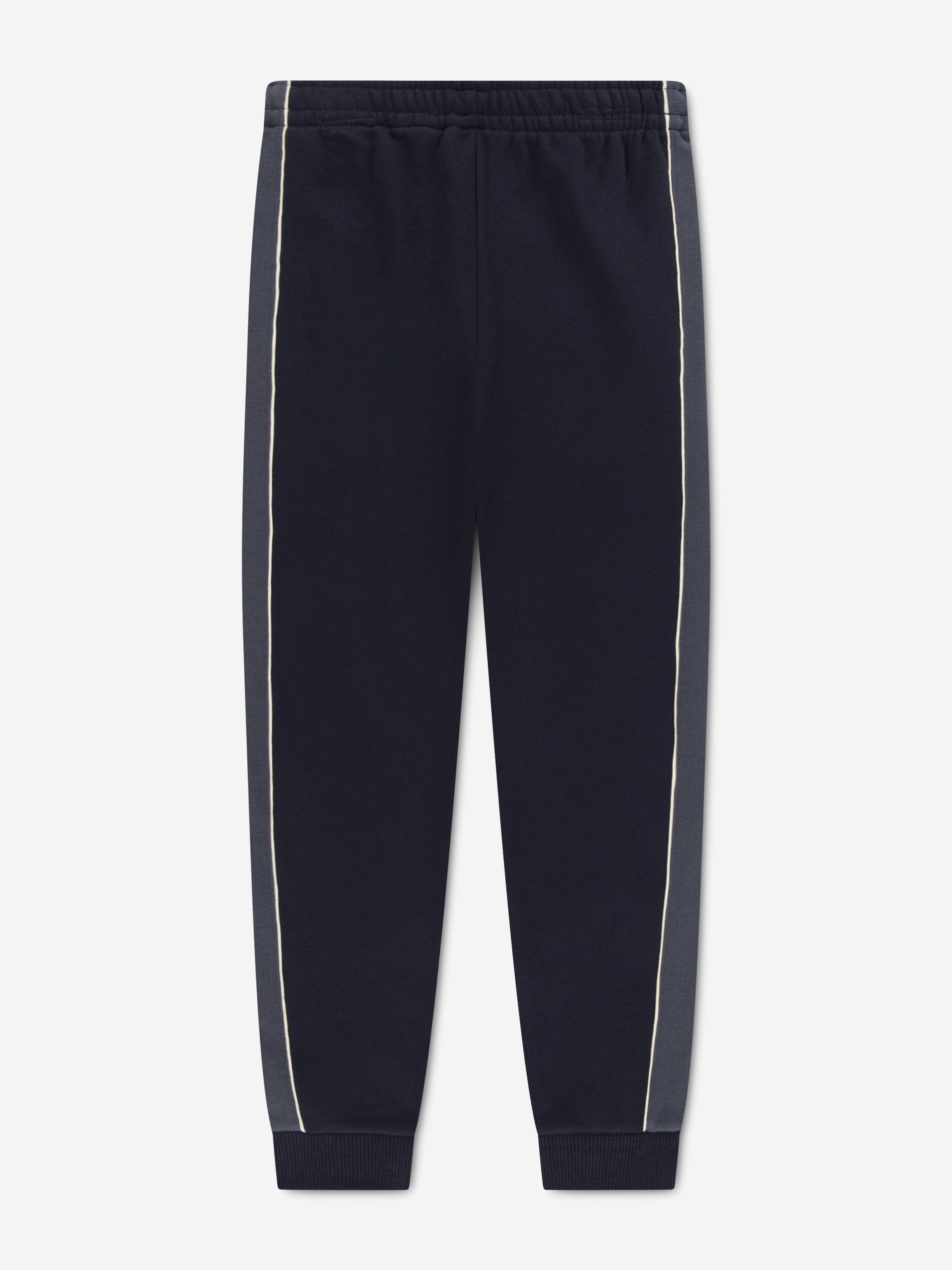 Lacoste Boys Colourblock Joggers in Black