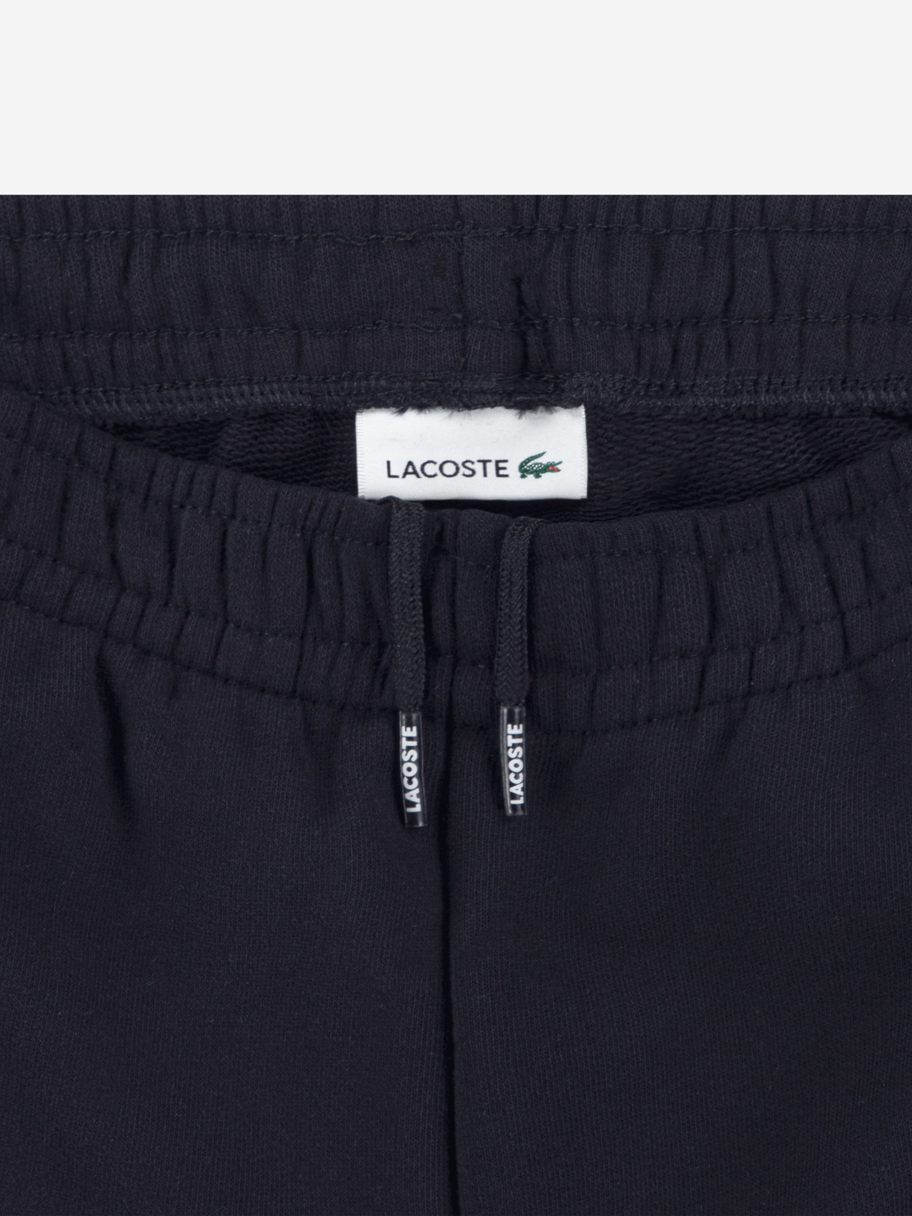 Lacoste Boys Colourblock Joggers in Black