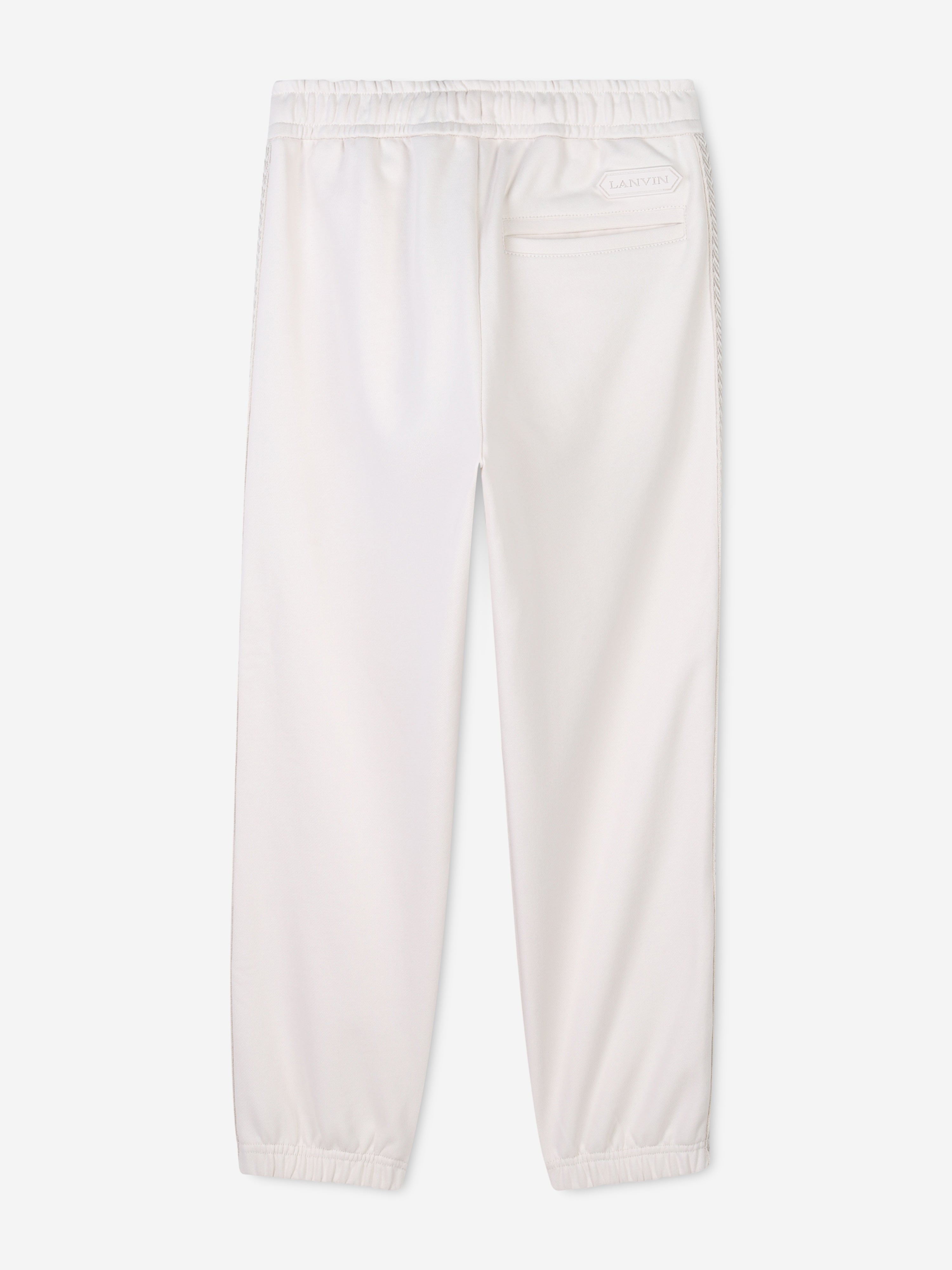 Lanvin Girls Logo Joggers in Ivory