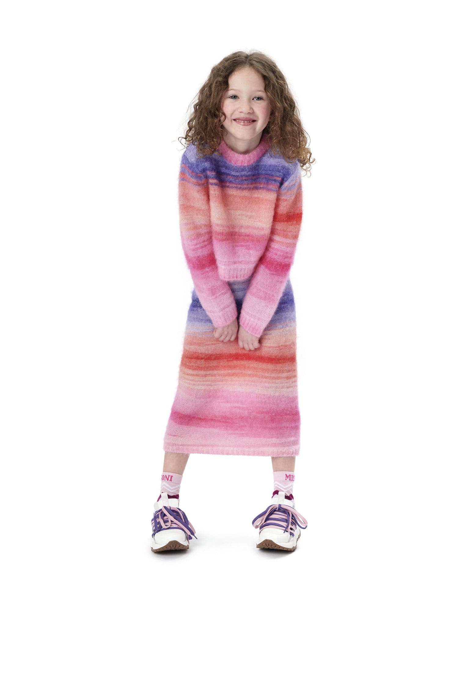 Missoni Girls Knitted Jumper in Multicolour