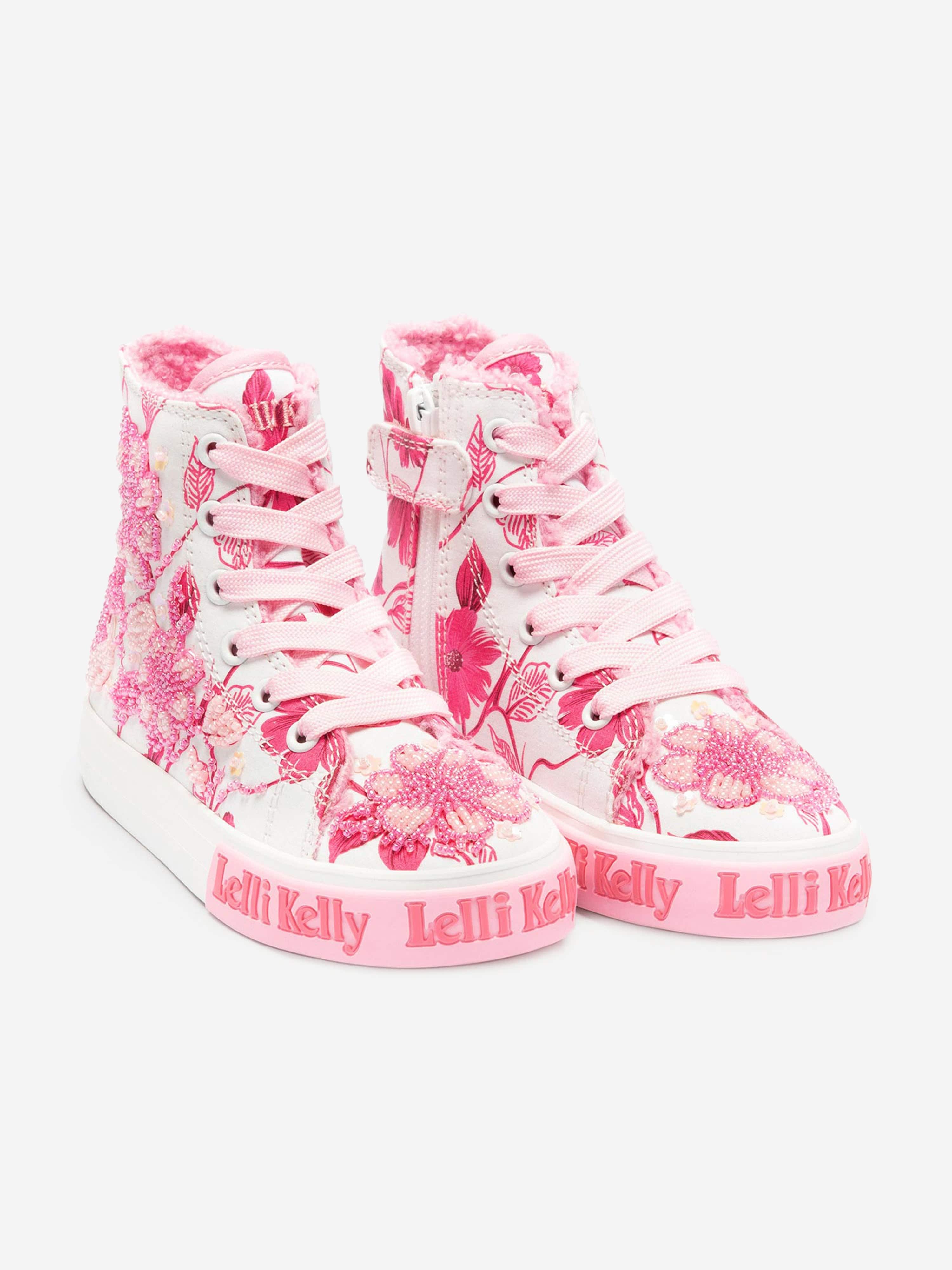 Lelli Kelly Girls Brooke Mid Baseball Boots in Pink