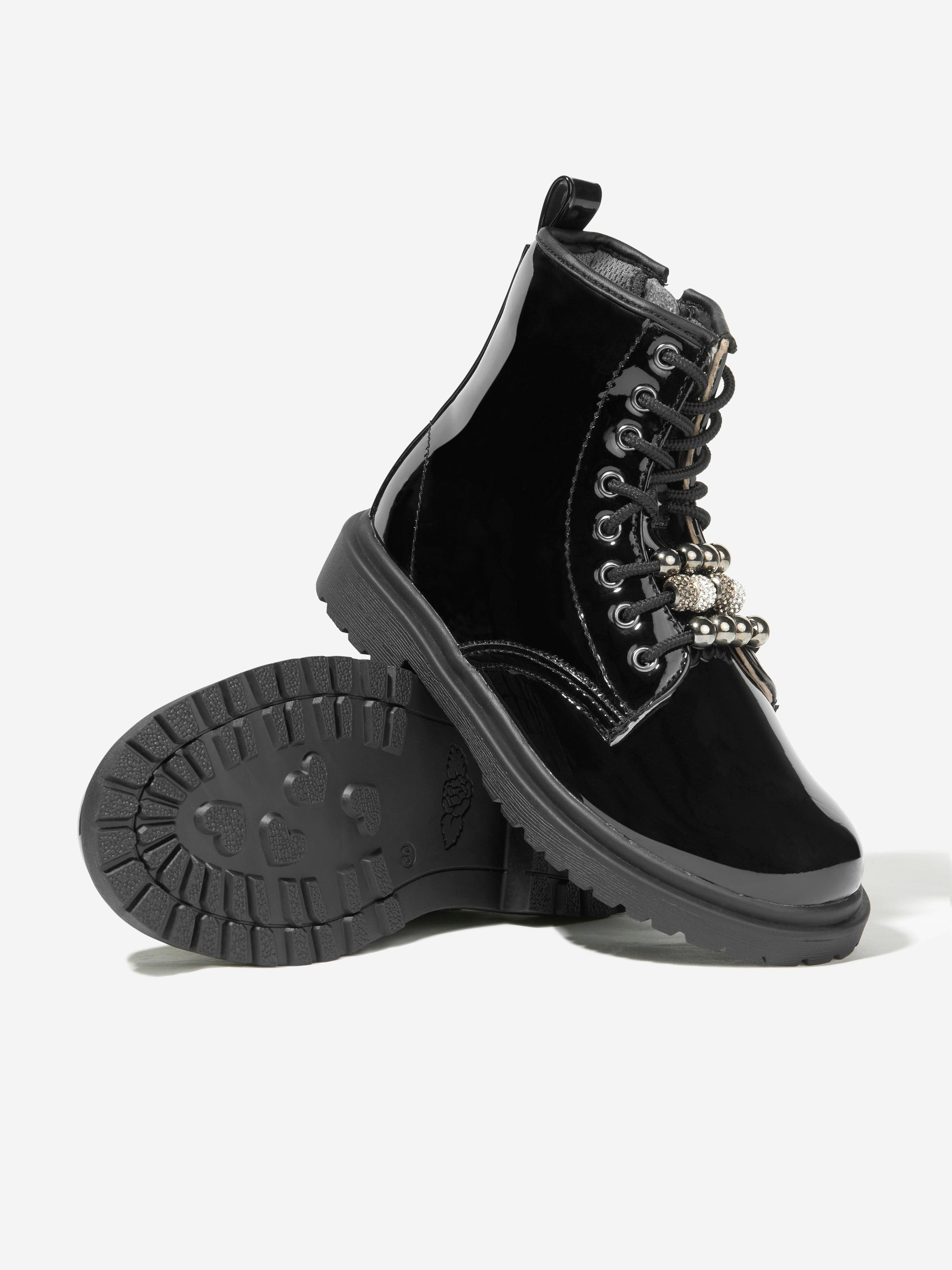 Lelli Kelly Girls Willow Patent Boots in Black