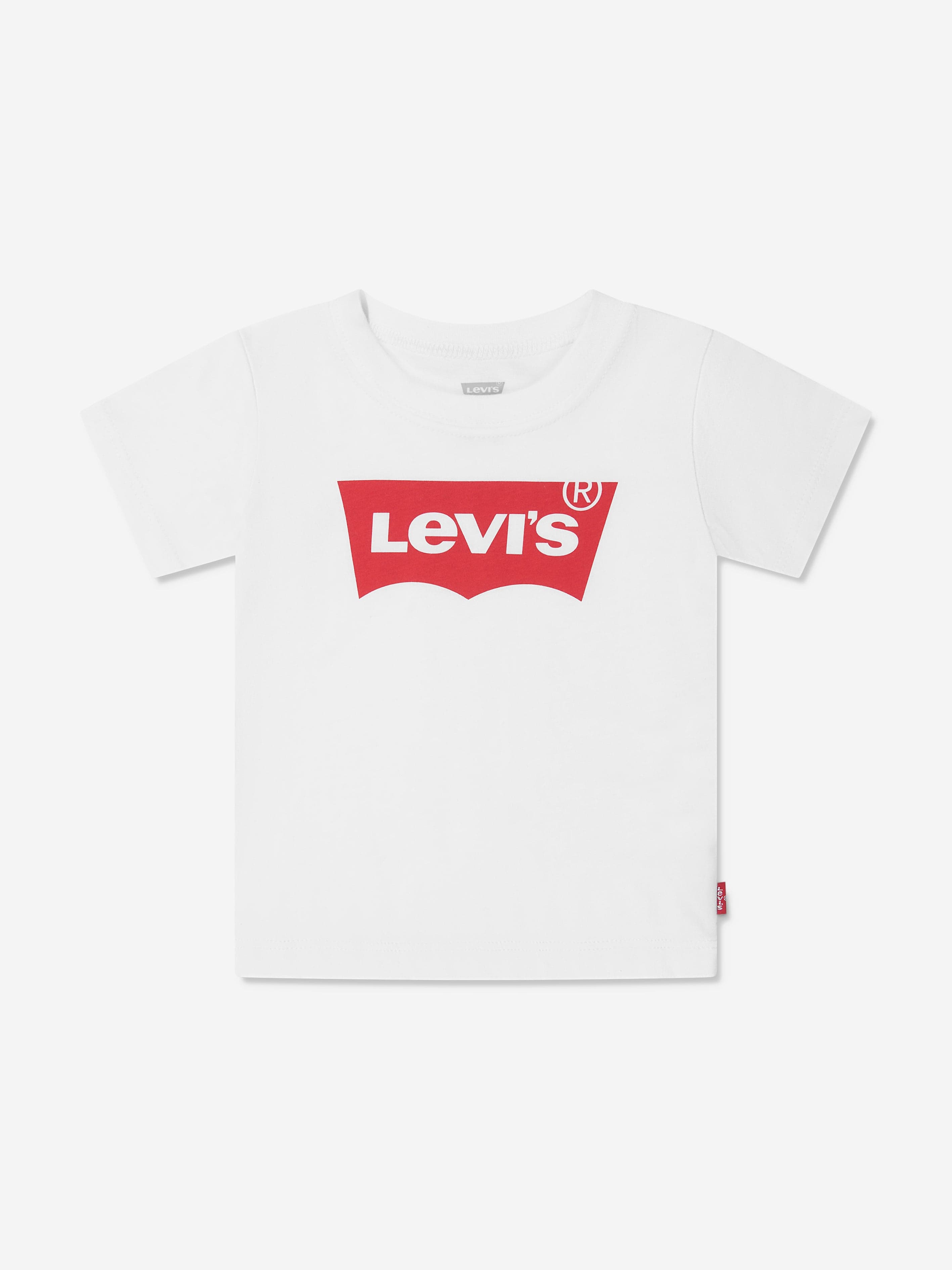 Levi's Wear Baby Boys Cotton Short Sleeve Batwing Logo T-Shirt