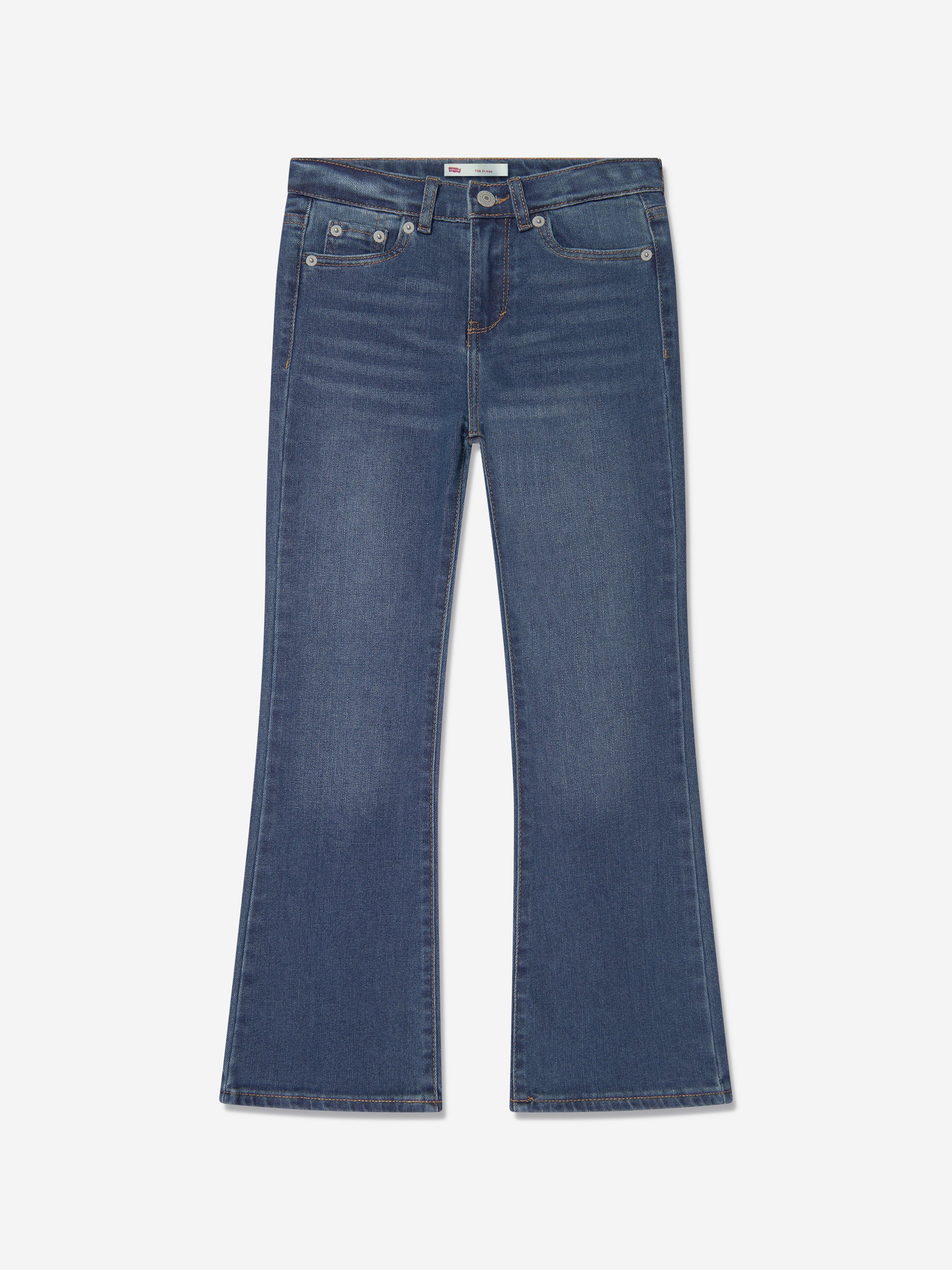 Levi's Girls 726 High Rise Flare Jeans in Blue