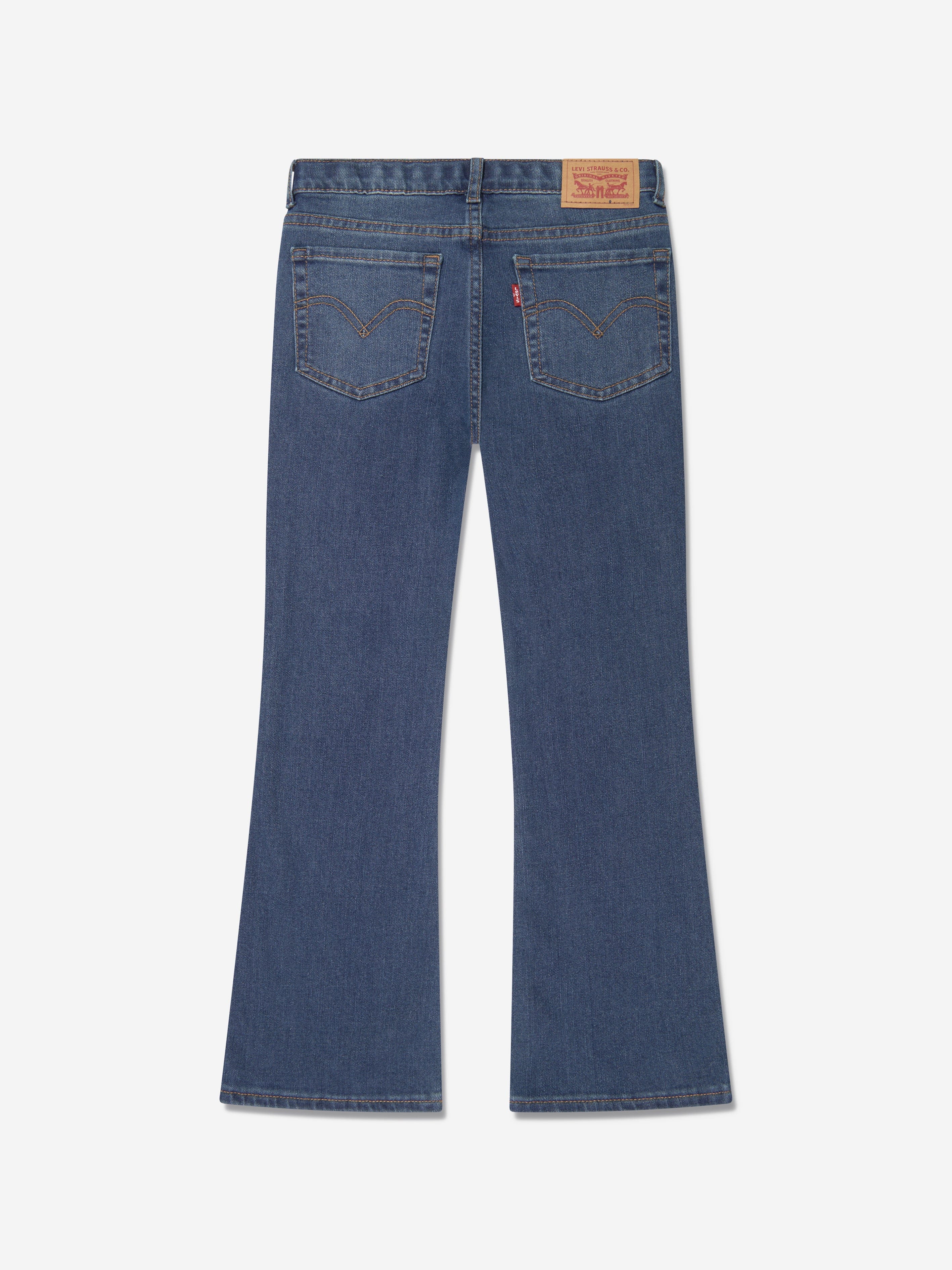 Levi's Girls 726 High Rise Flare Jeans in Blue