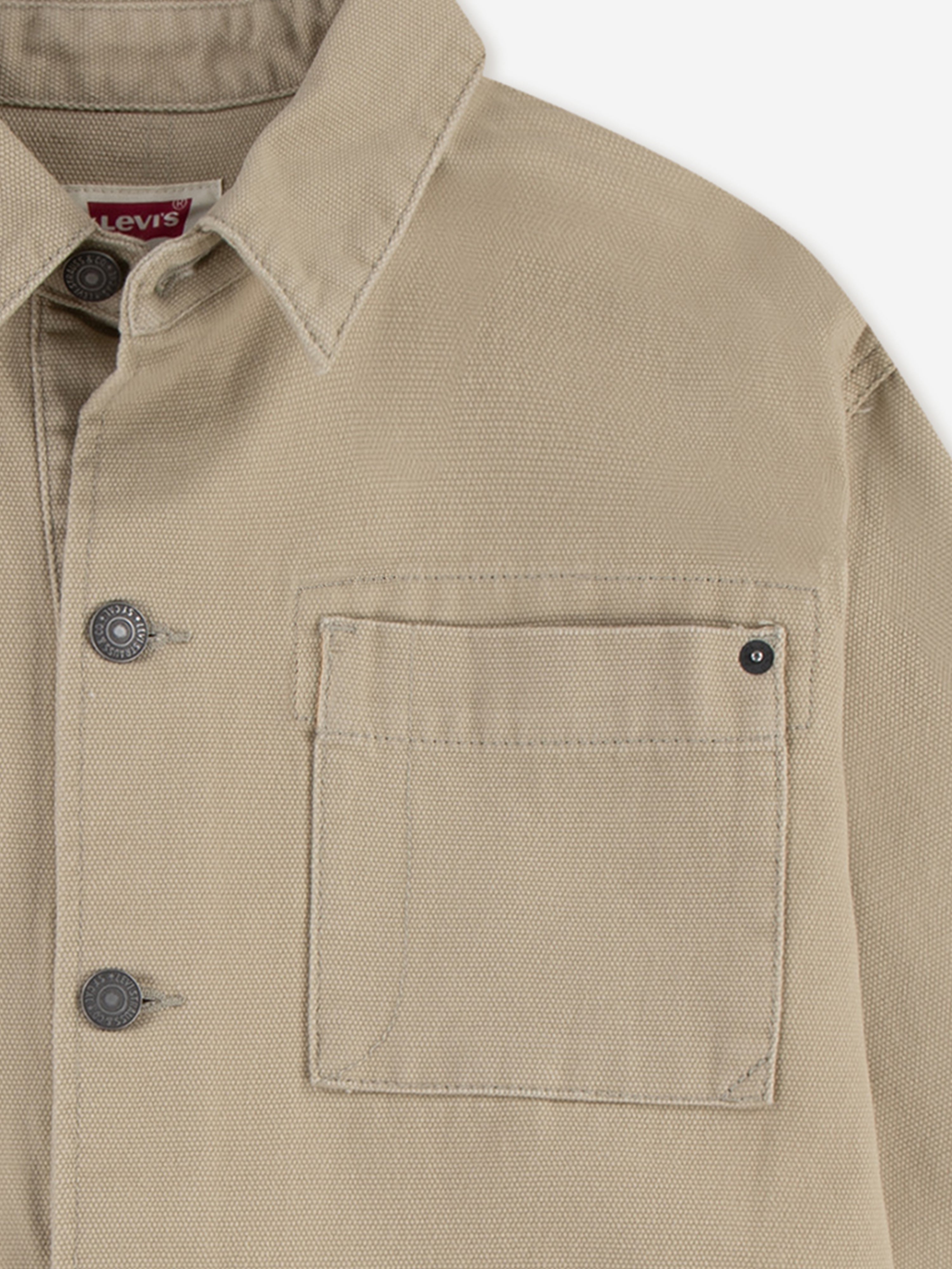 Boys Chore Jacket in Beige