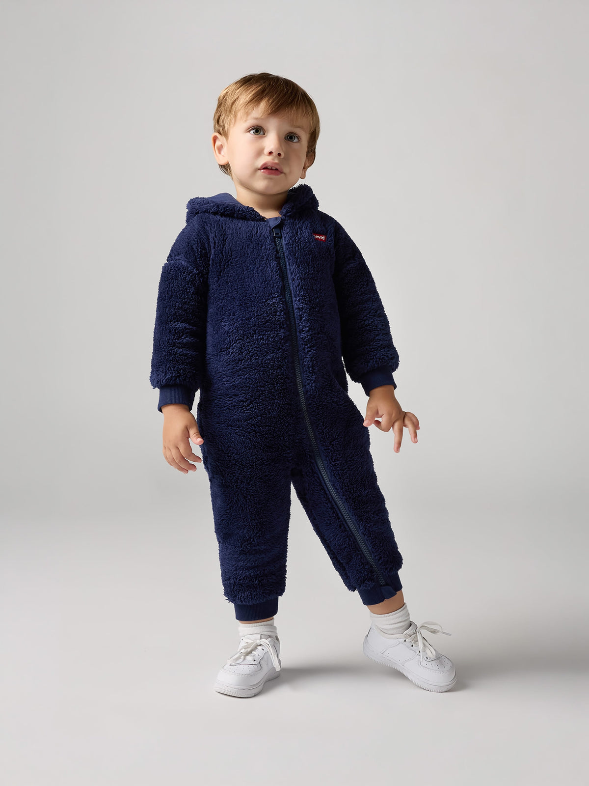 Levi's Baby Bear Sherpa Coverall in Navy