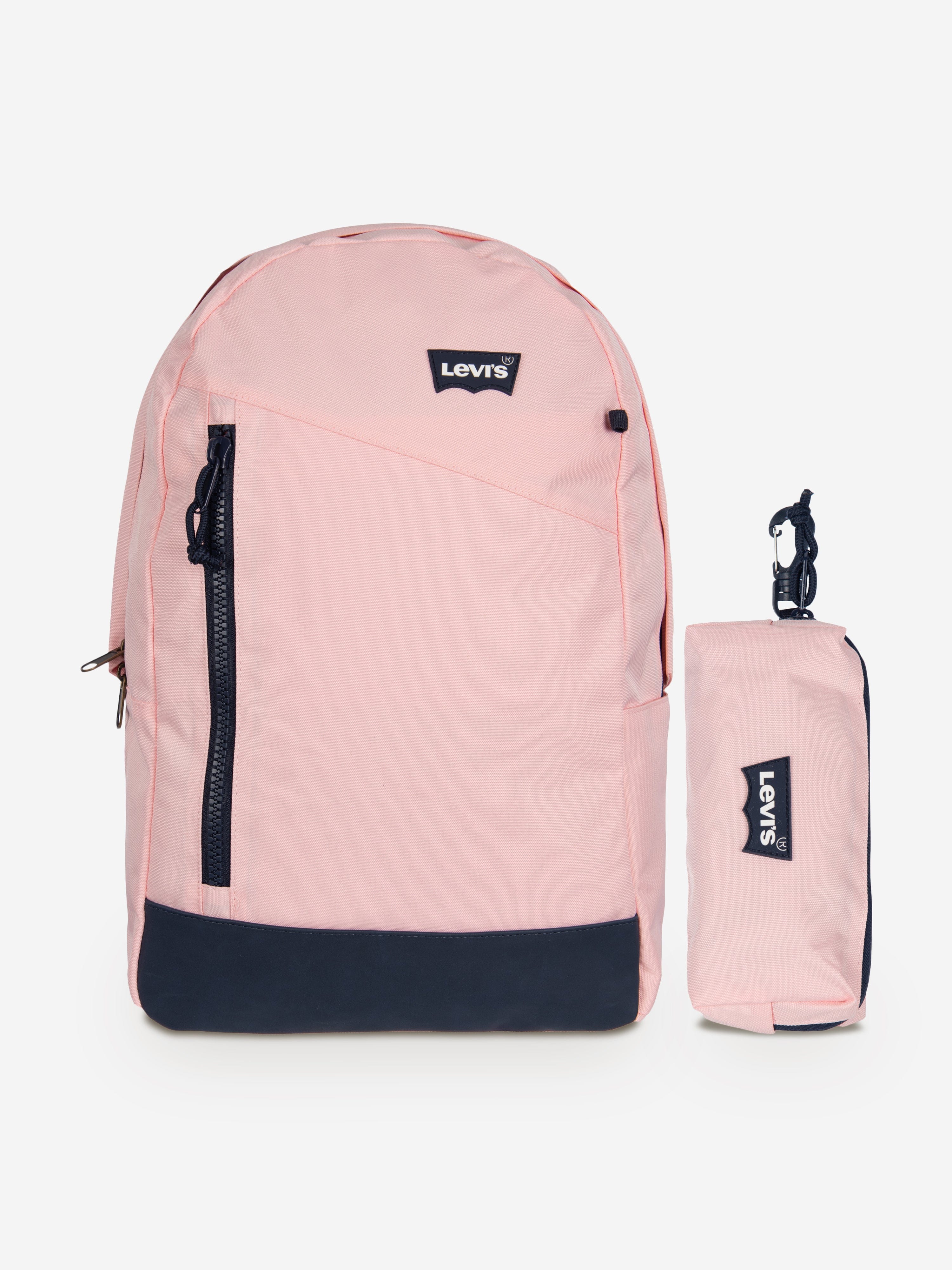 Levi's Girls Explore Backpack with Pencil Case in Pink (18cm)