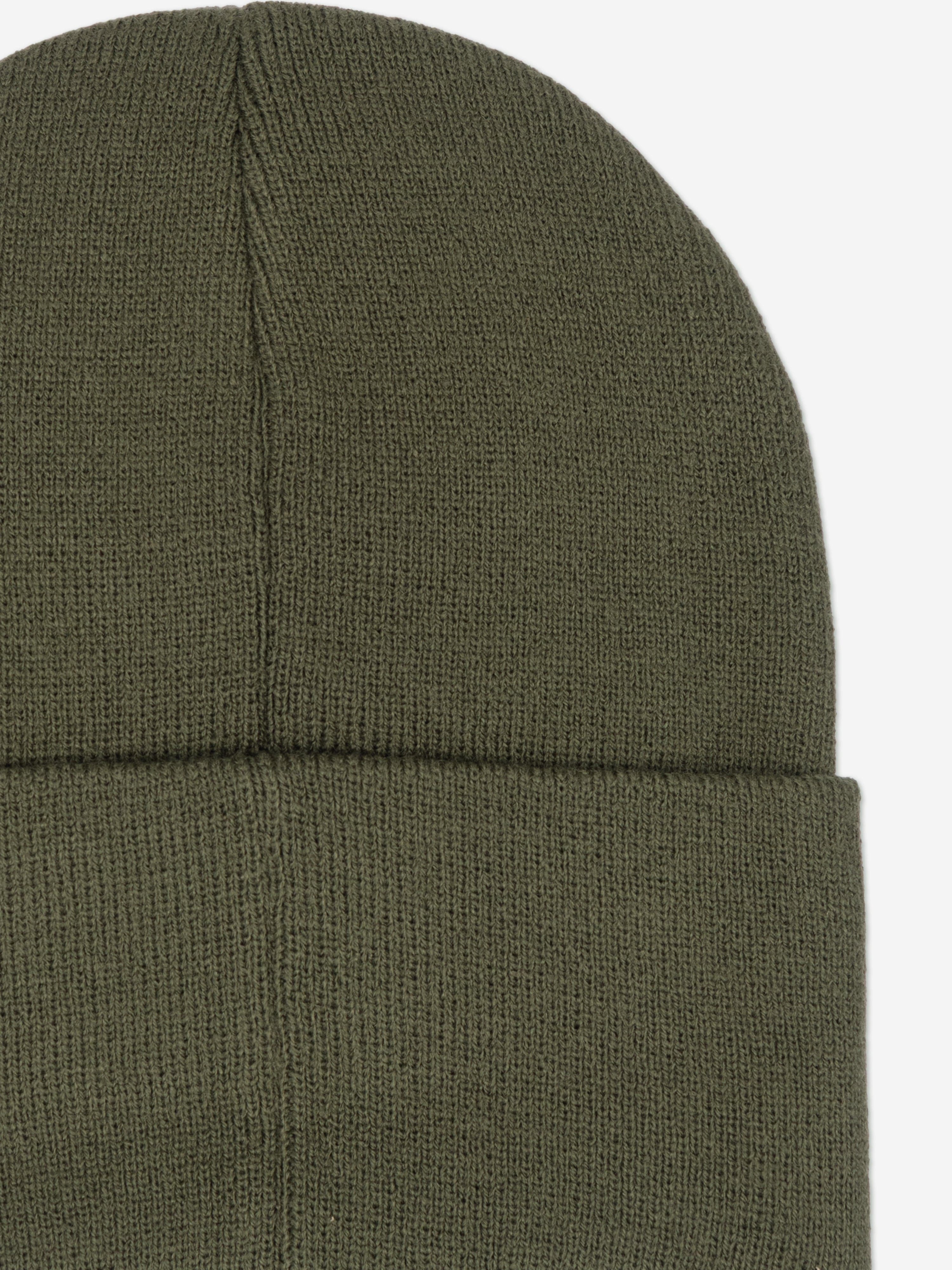 Levi's Boys Tonal Embroidered Beanie in Green