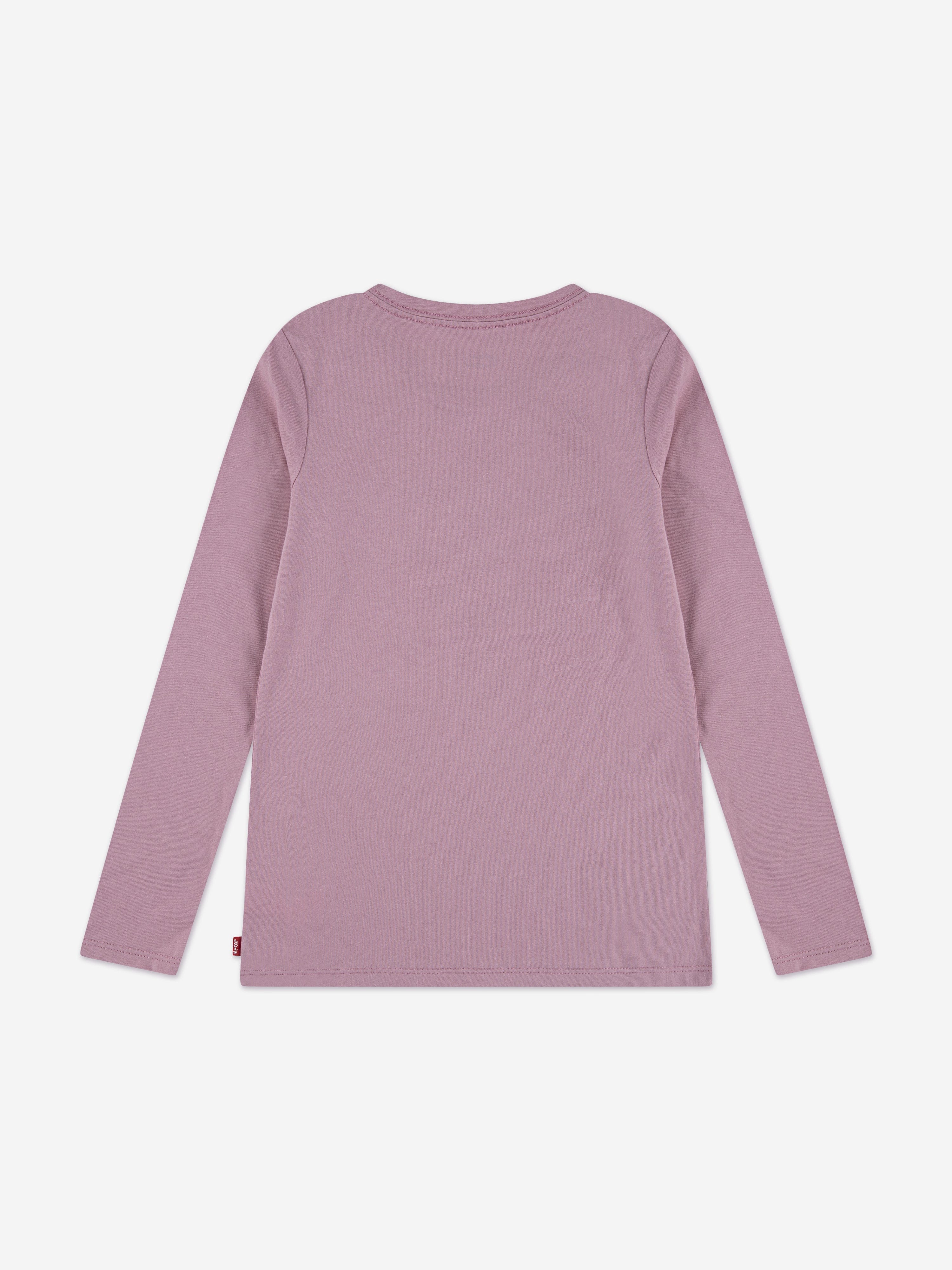 Levi's Girls Long Sleeve Batwing T-Shirt in Purple