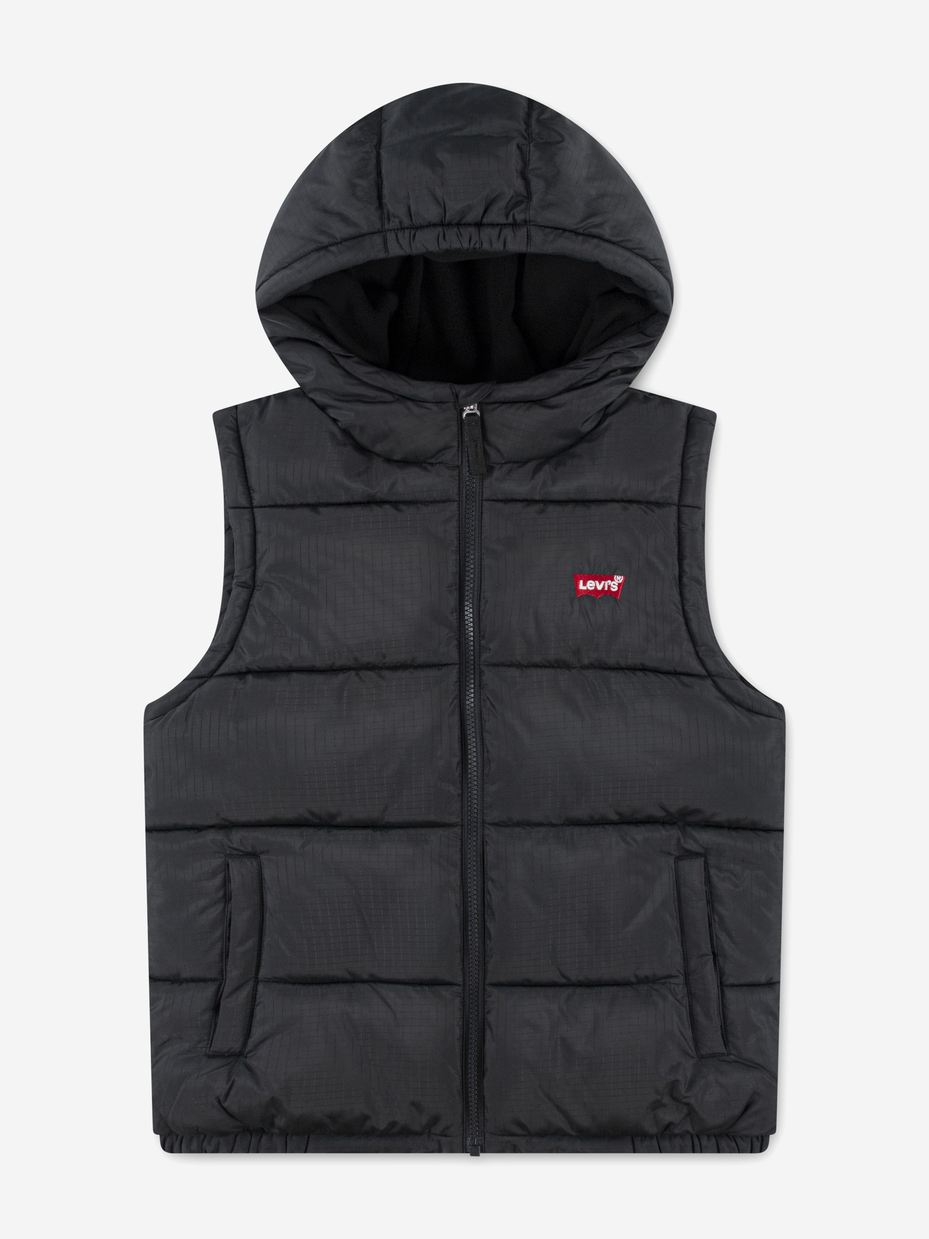 Levi's Boys Batwing Puffer Gilet in Black