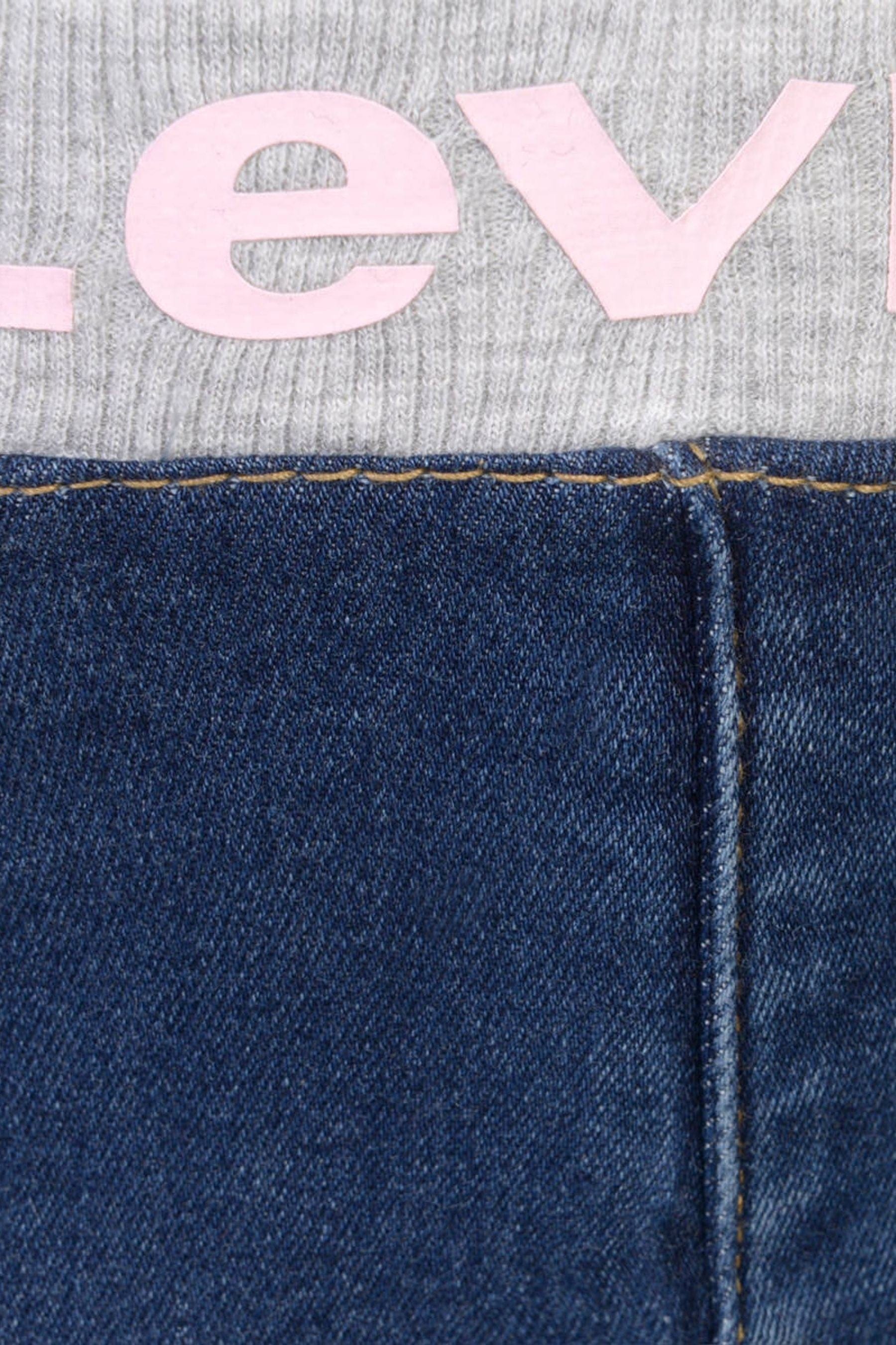 Levi's Wear Baby Girls Cotton Denim Pull On Jeans