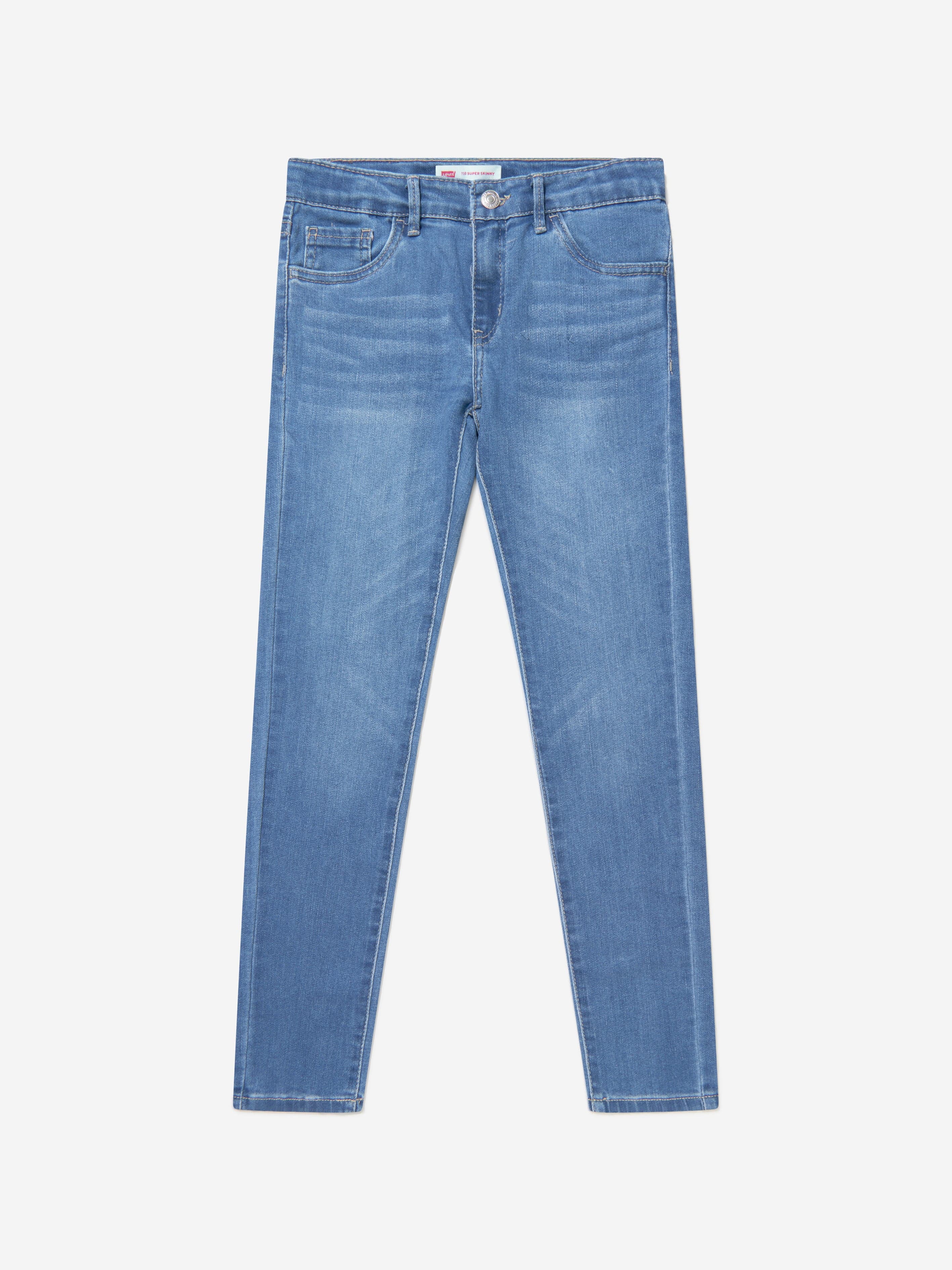 Levi's Wear Girls 710 Super Skinny Jeans in Blue