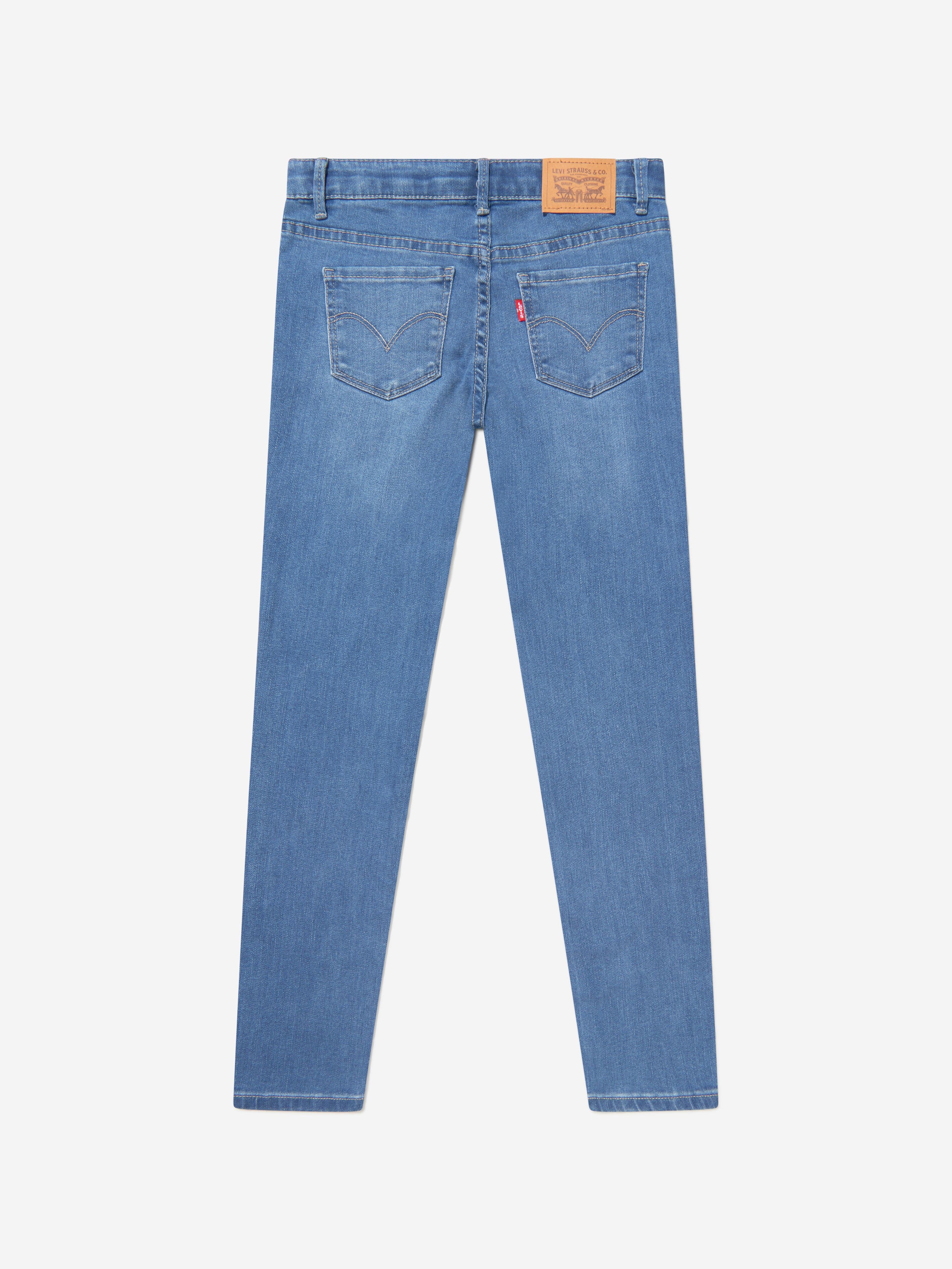 Levi's Wear Girls 710 Super Skinny Jeans in Blue