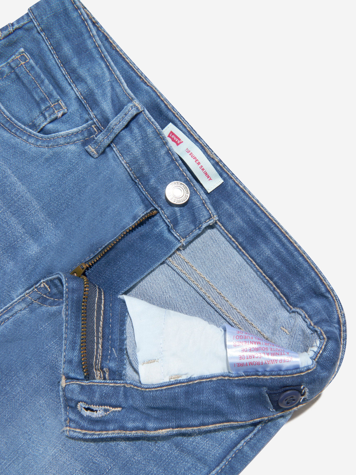 Levi's Girls 710 Super Skinny Jeans in Blue