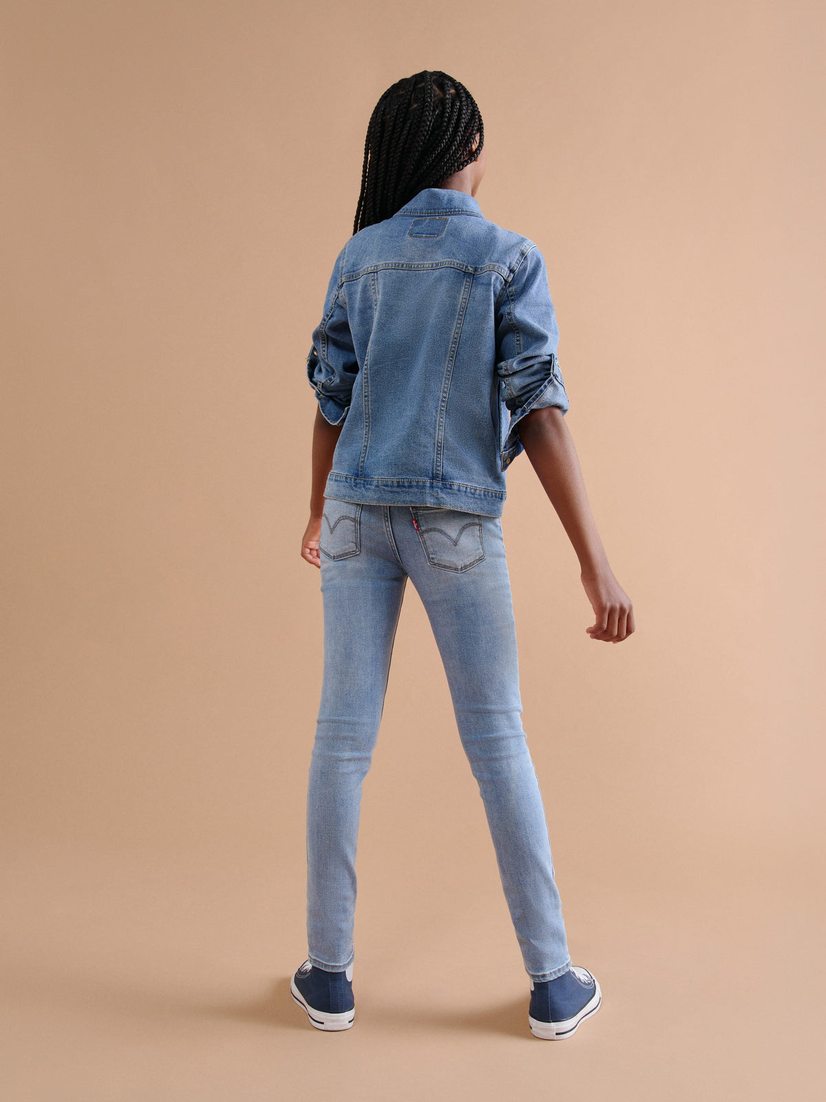 Levi's Girls 710 Super Skinny Jeans in Blue