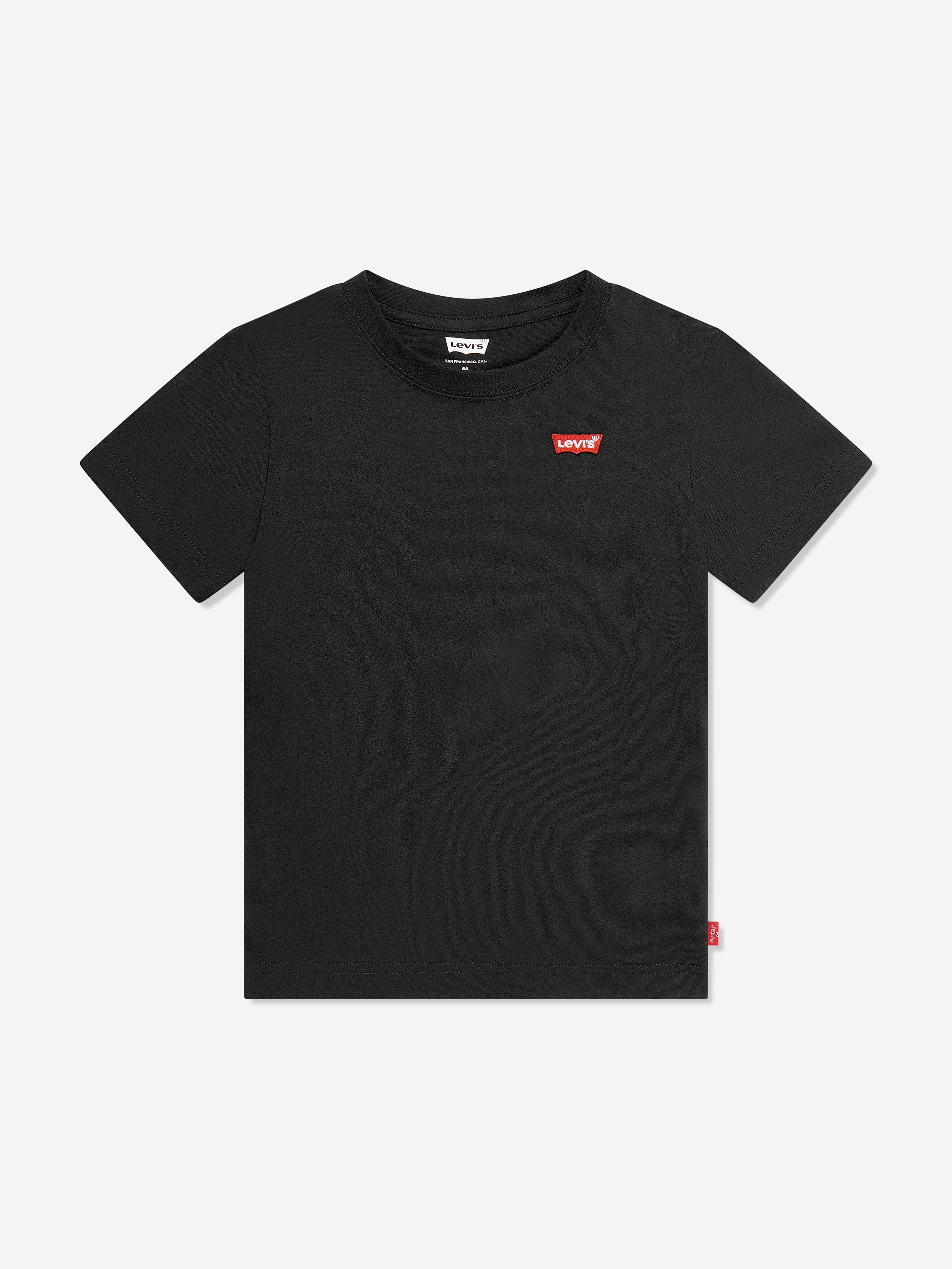 Levi's Wear Boys Batwing Chest Logo T-Shirt in Black