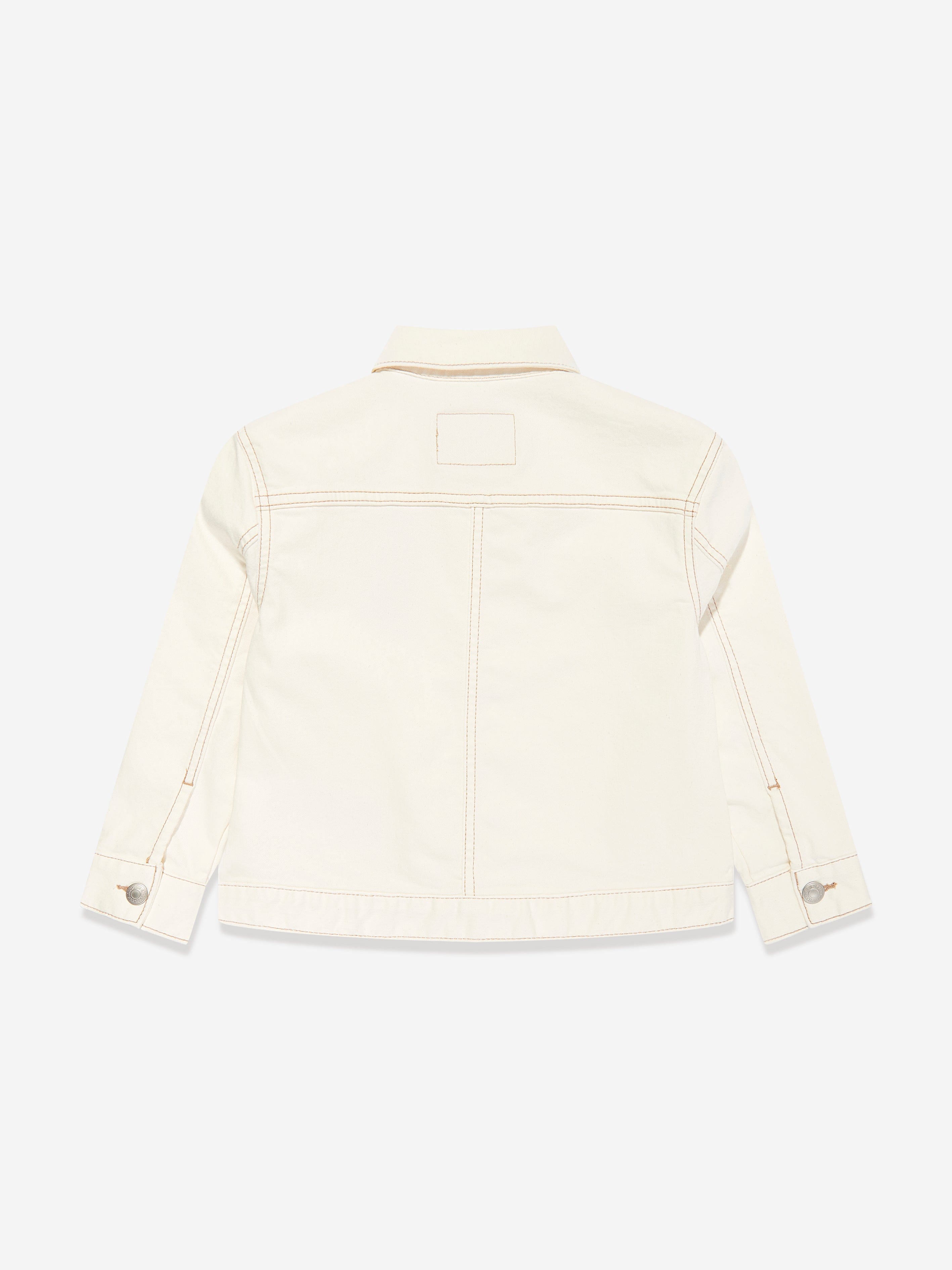 Levi's Wear Boys Relaxed Denim Jacket in Ivory