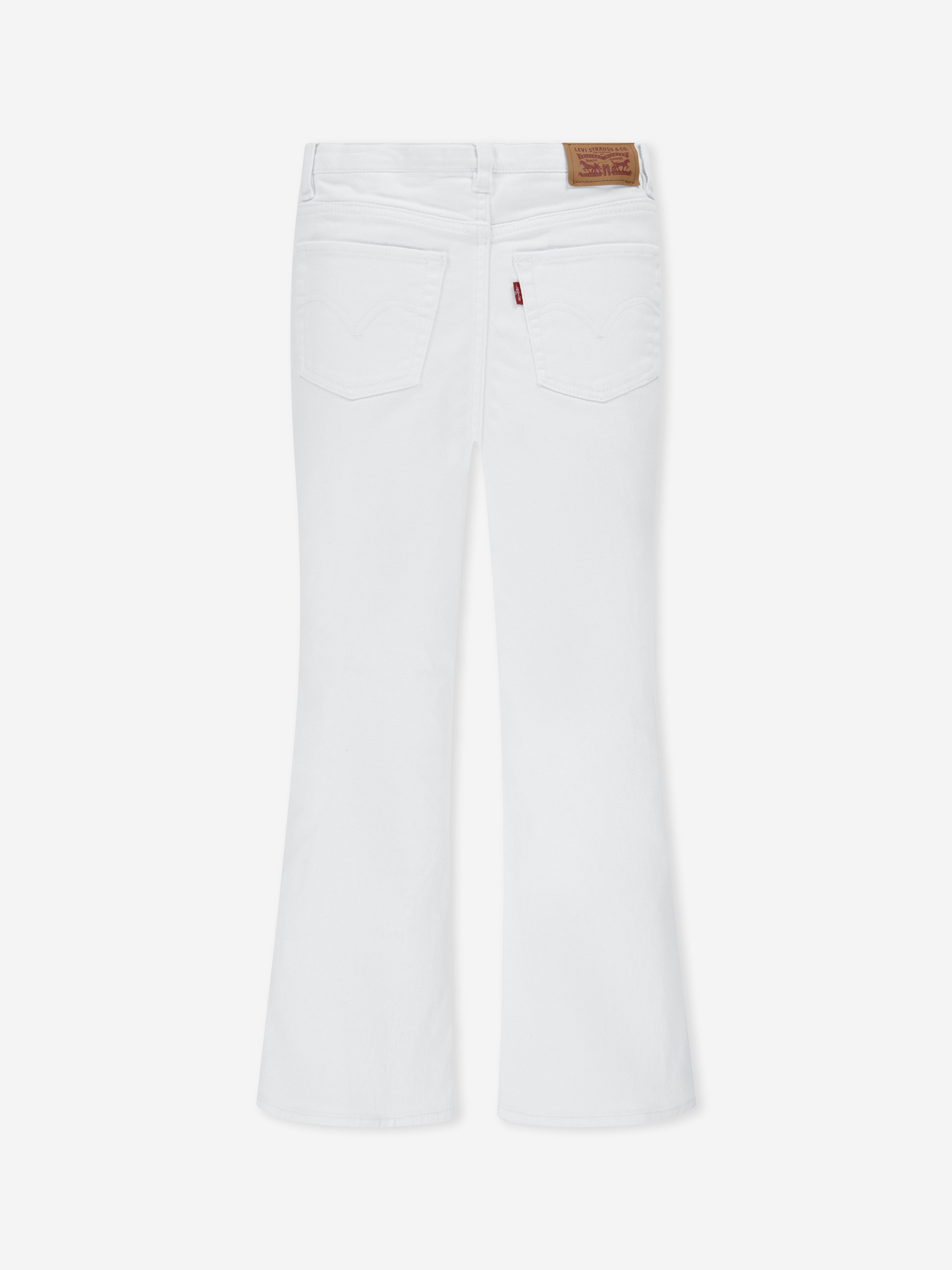 Levi's Girls 726 High Rise Flare Jeans in Ivory