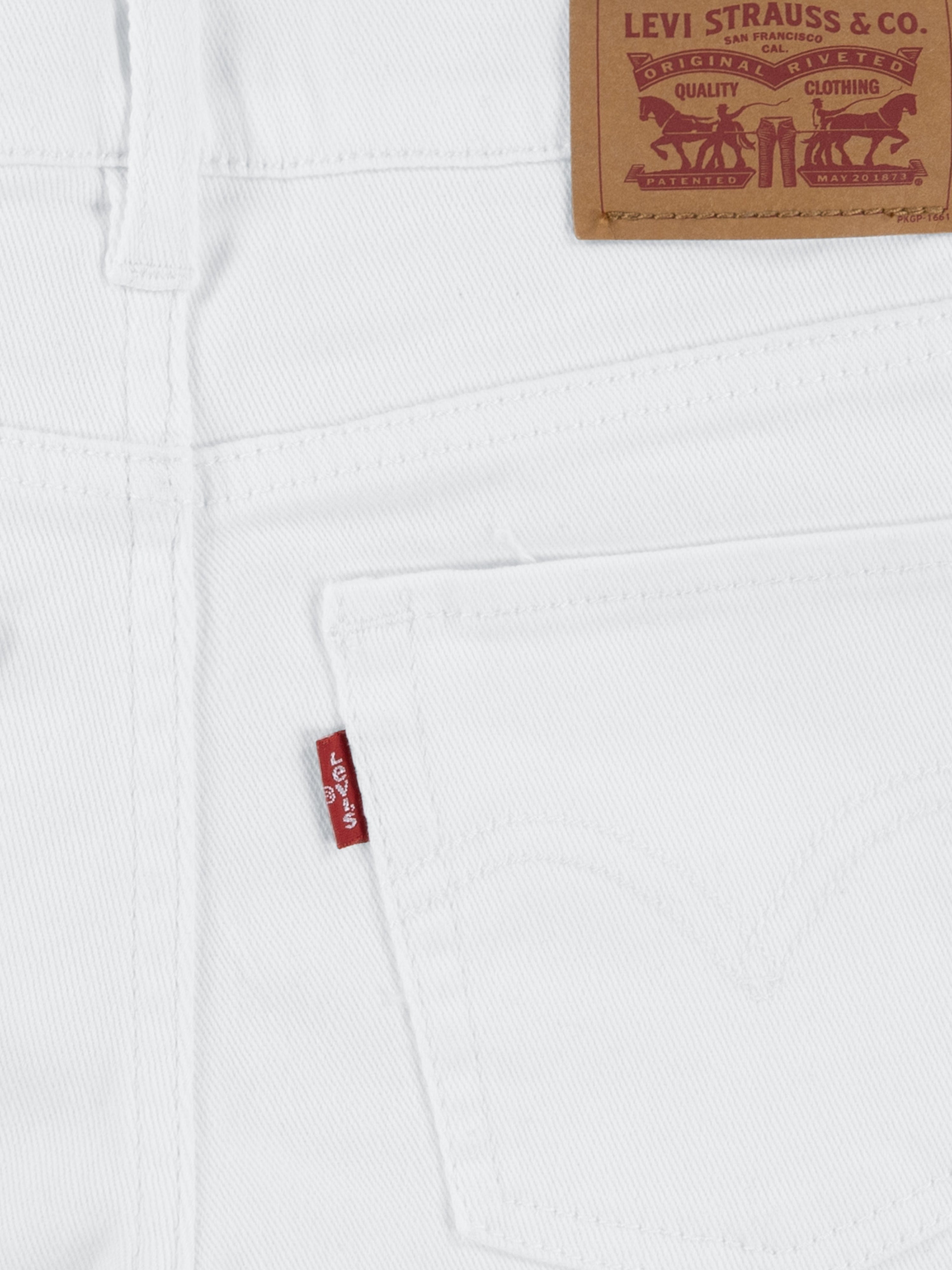 Levi's Girls 726 High Rise Flare Jeans in Ivory