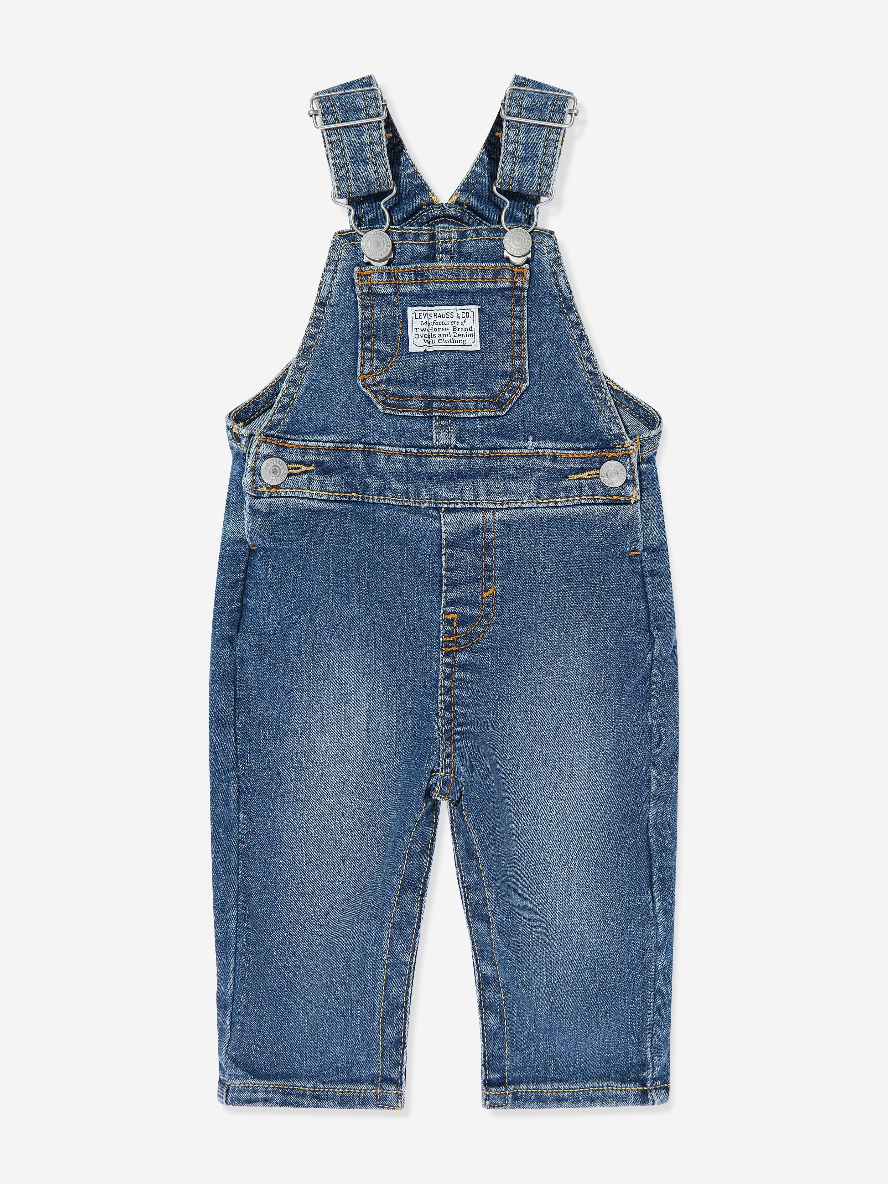 Levi's Baby Boys Denim Dungarees in Blue