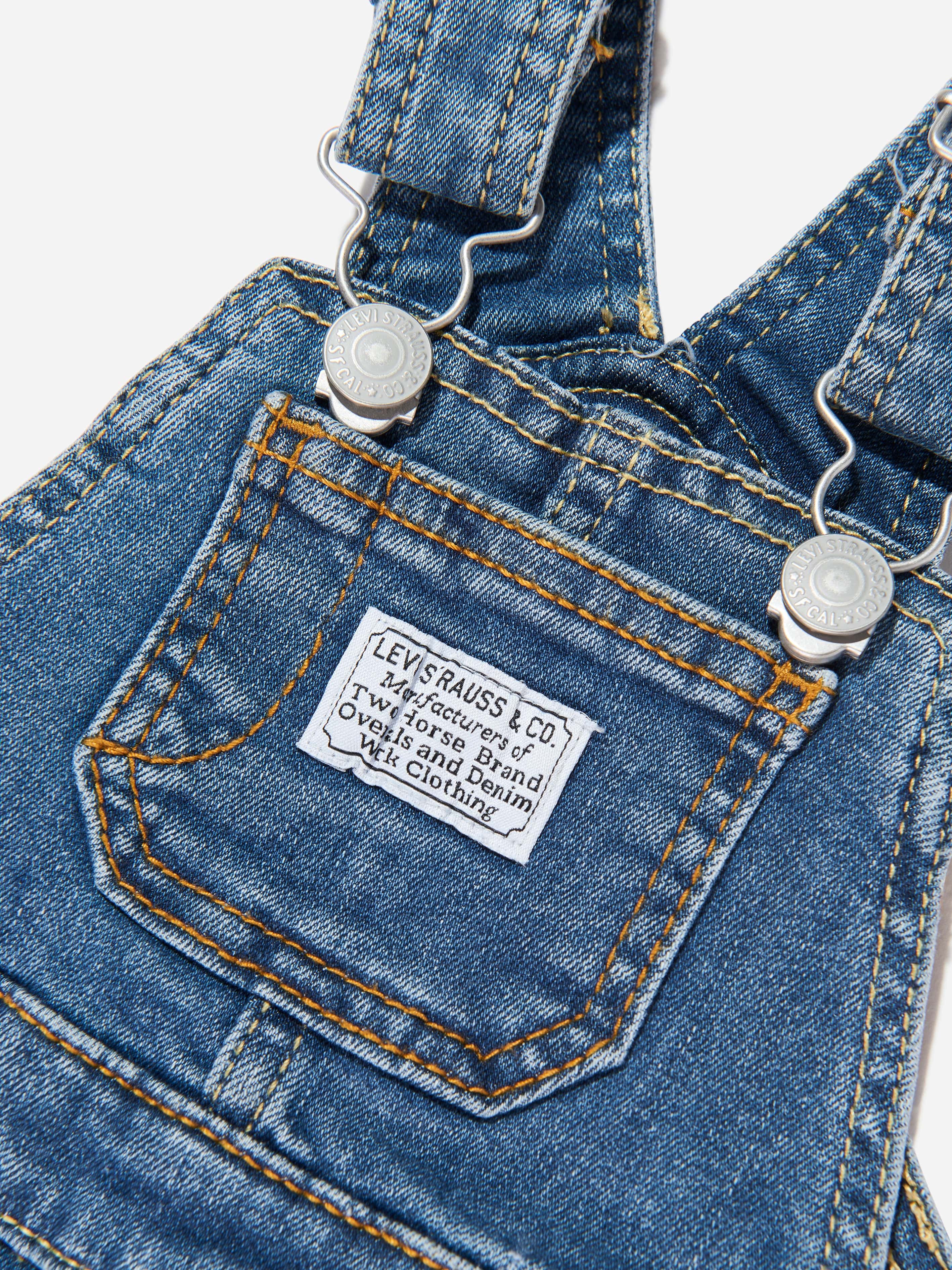 Levi's Baby Boys Denim Dungarees in Blue