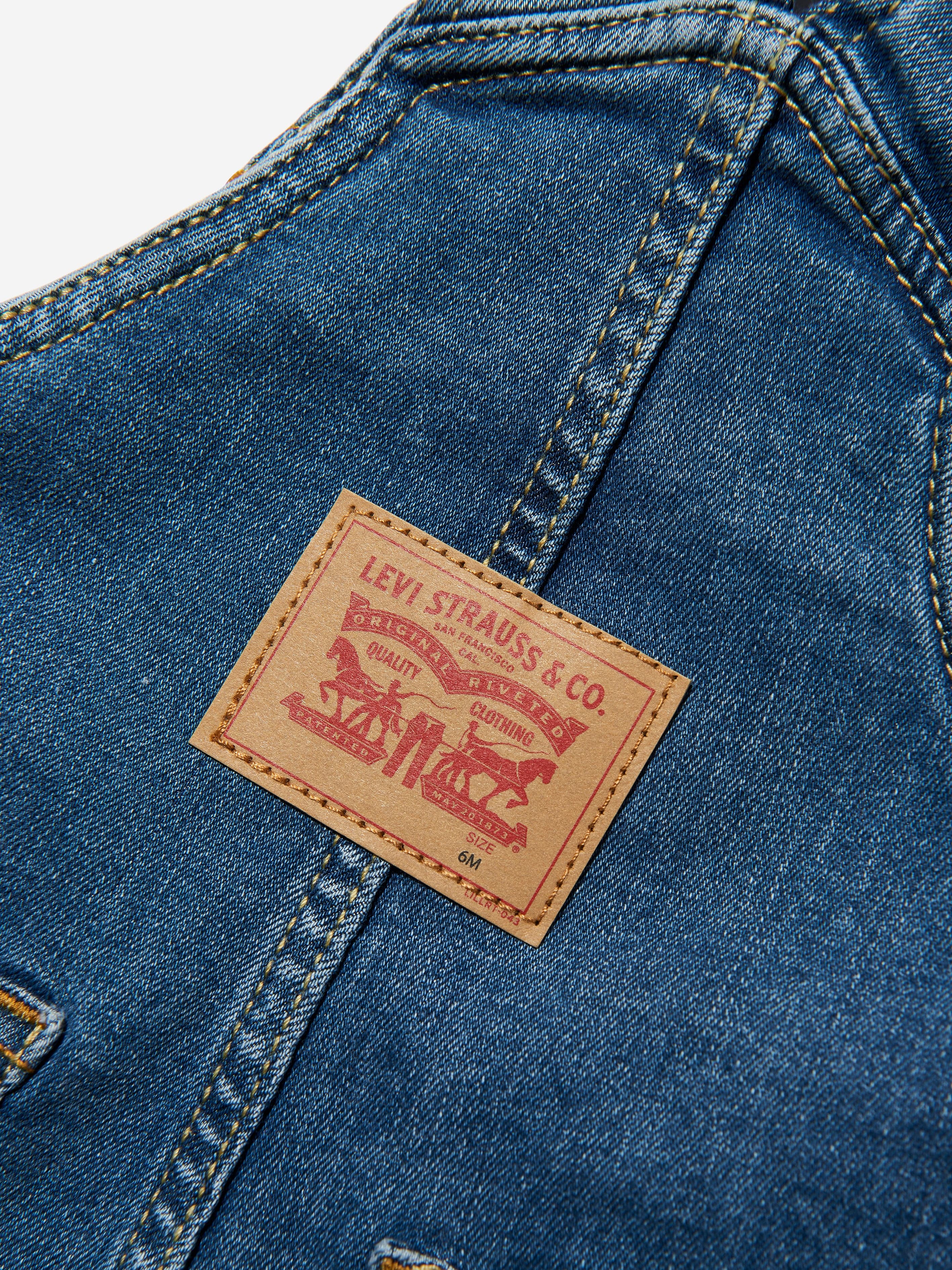 Levi's Baby Boys Denim Dungarees in Blue