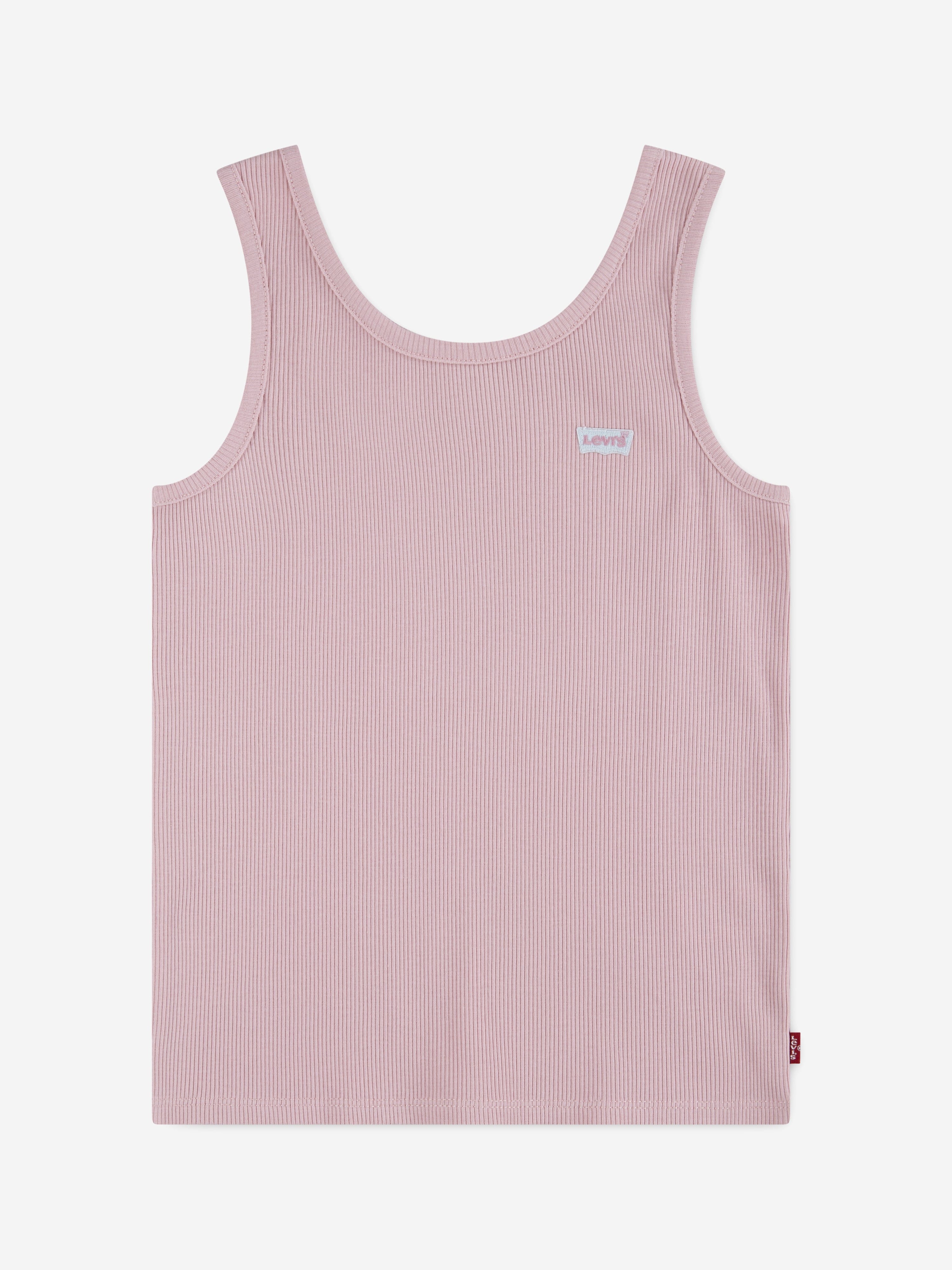 Levi's Girls Meet and Greet Ribbed Tank Top in Pink
