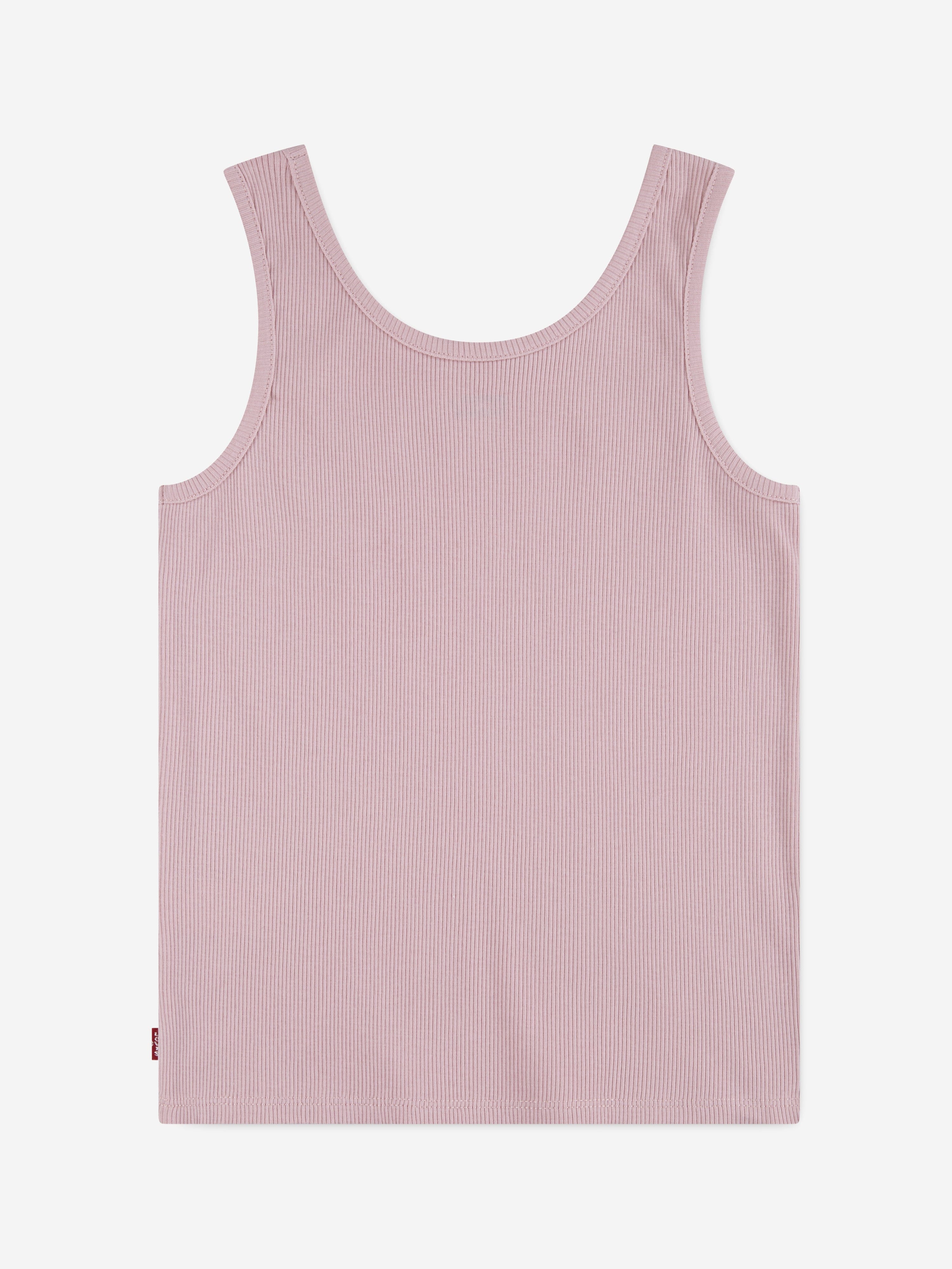 Levi's Girls Meet and Greet Ribbed Tank Top in Pink