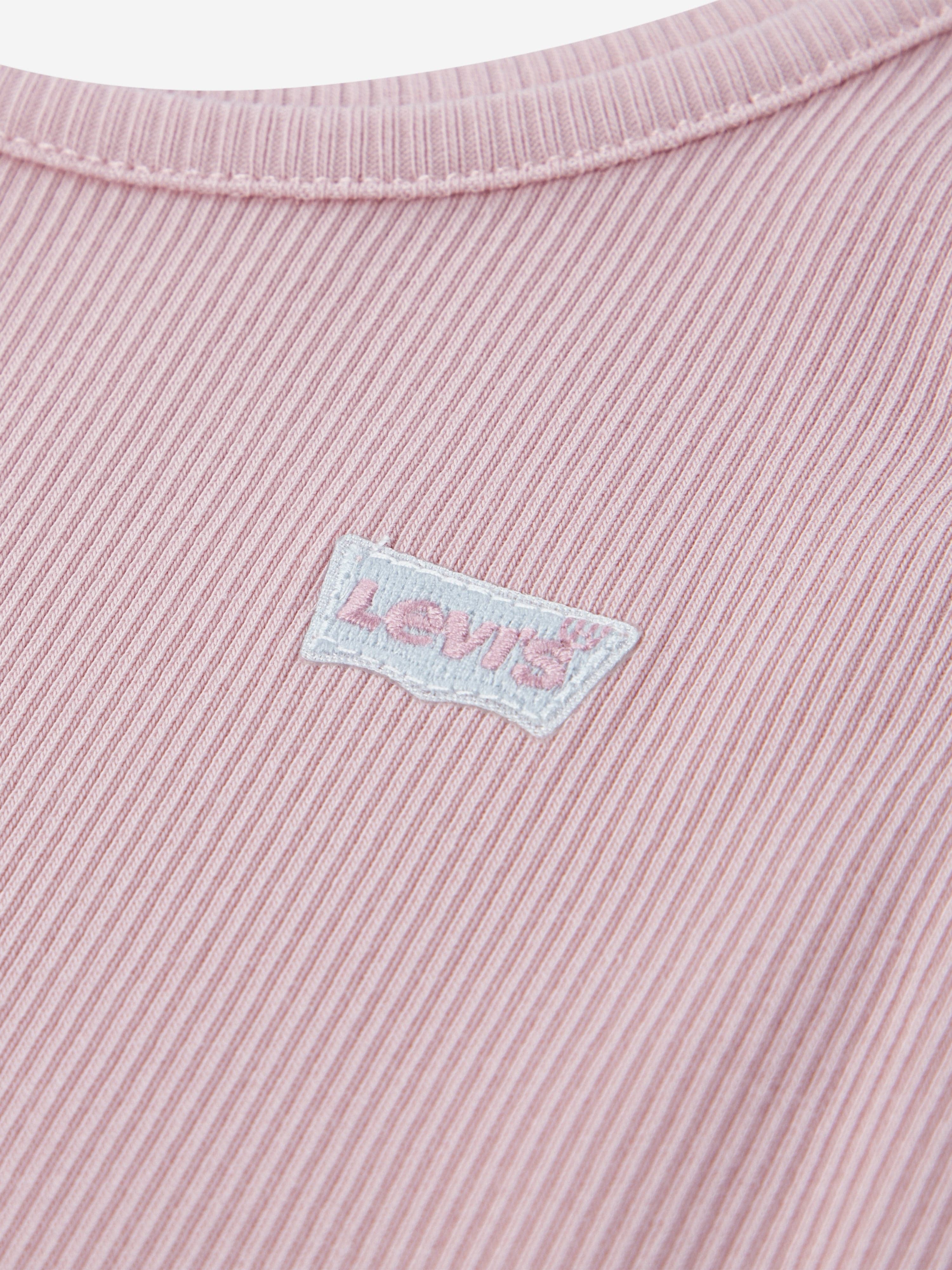 Levi's Girls Meet and Greet Ribbed Tank Top in Pink