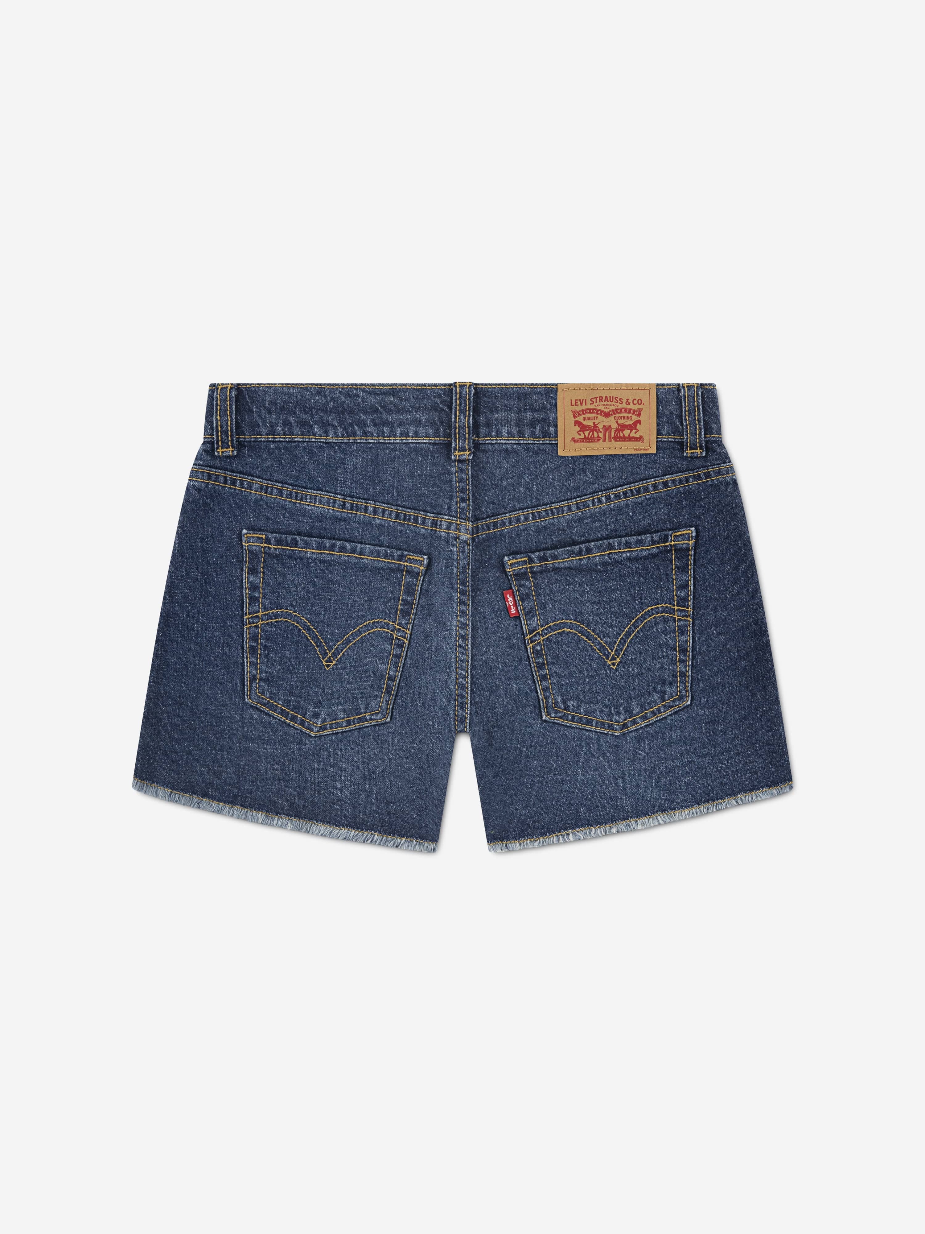 Levi's Girls A Line Shorts in Blue