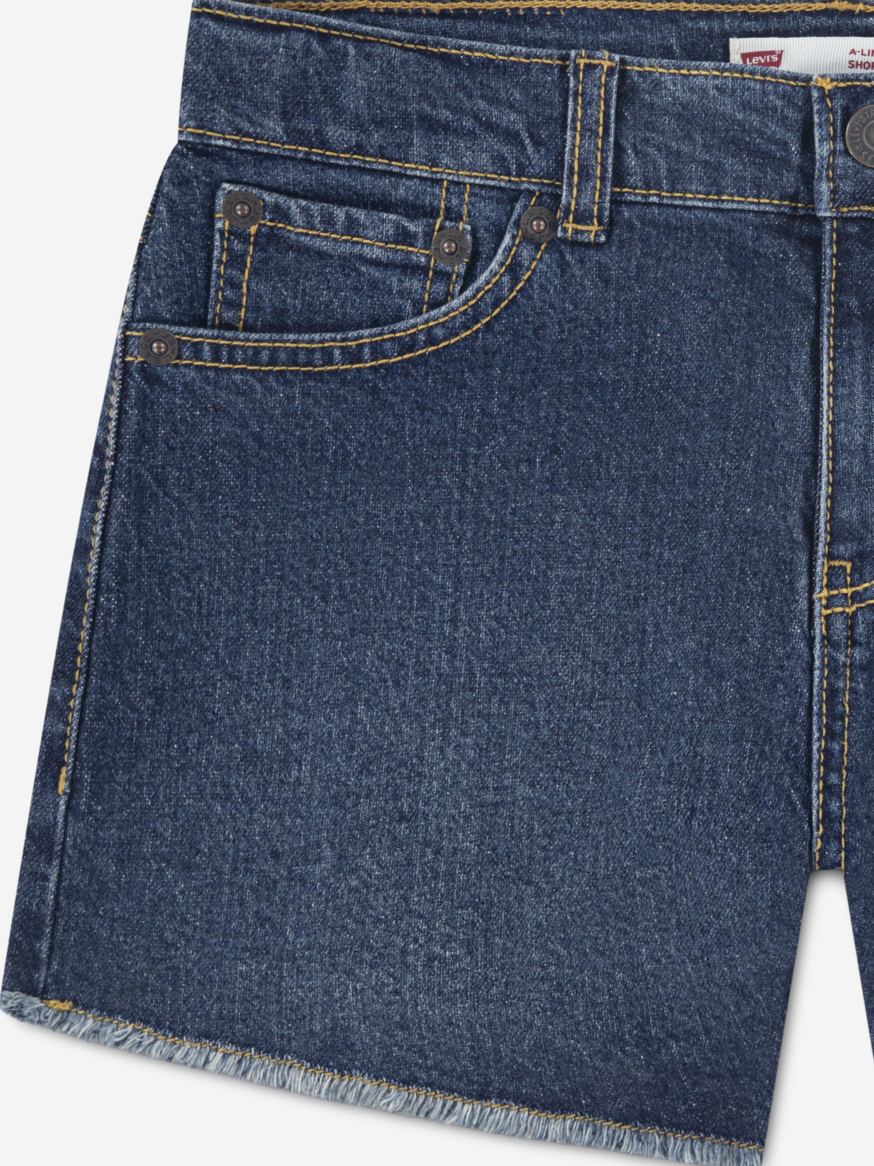 Levi's Girls A Line Shorts in Blue