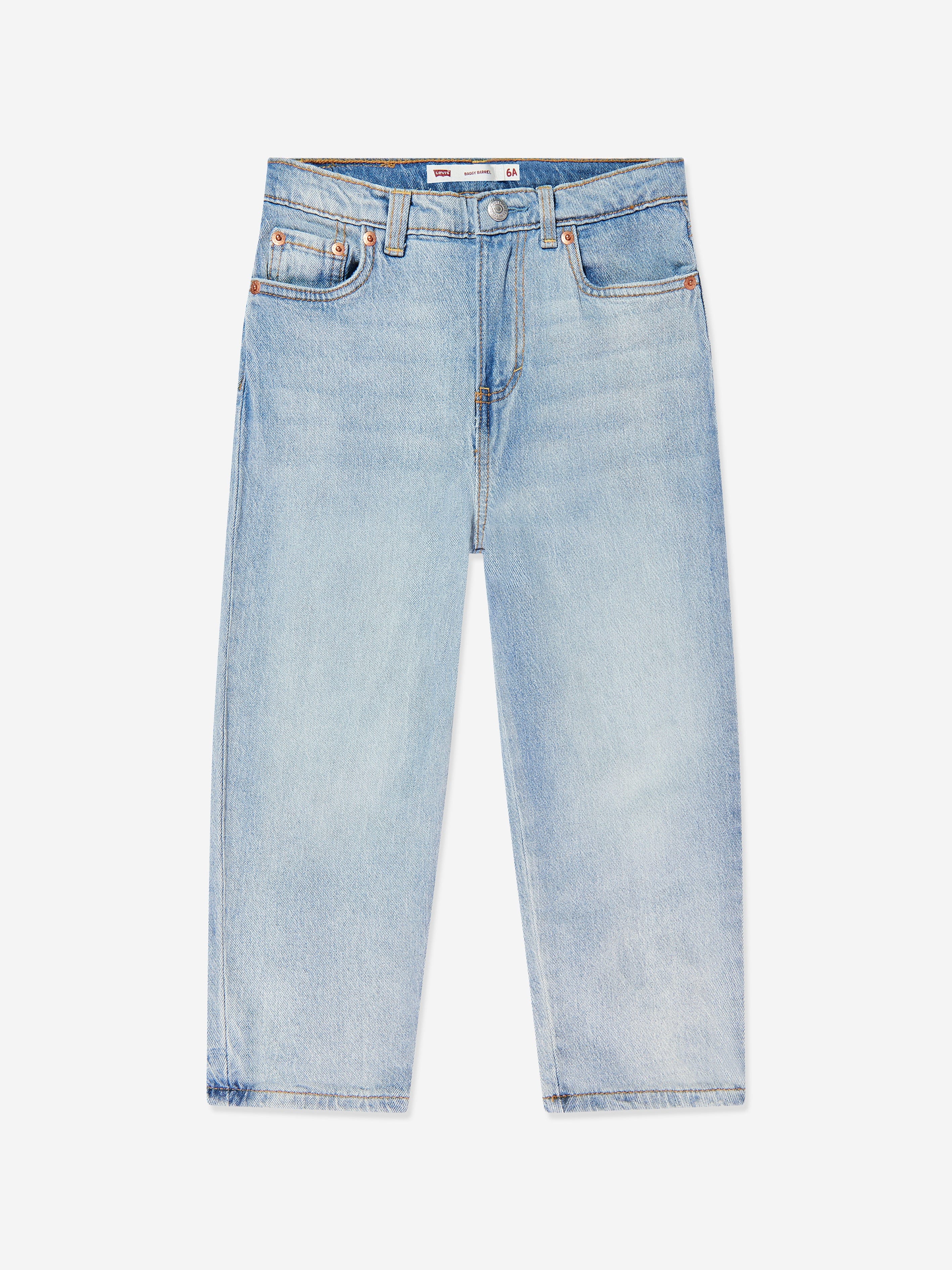 Levi's Girls Baggy Barrel Jeans in Blue