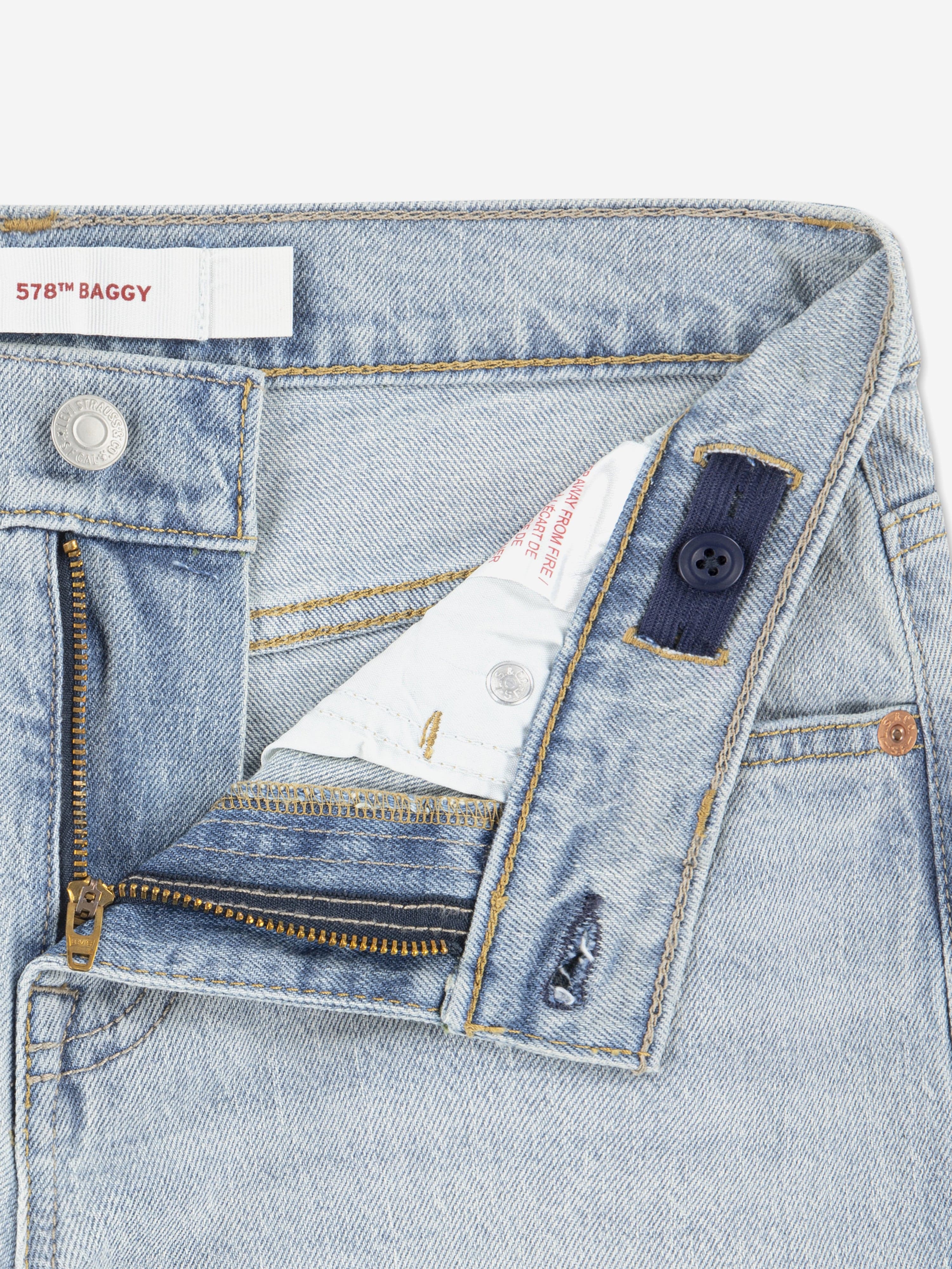 Levi's Boys 578 Baggy Jeans in Blue