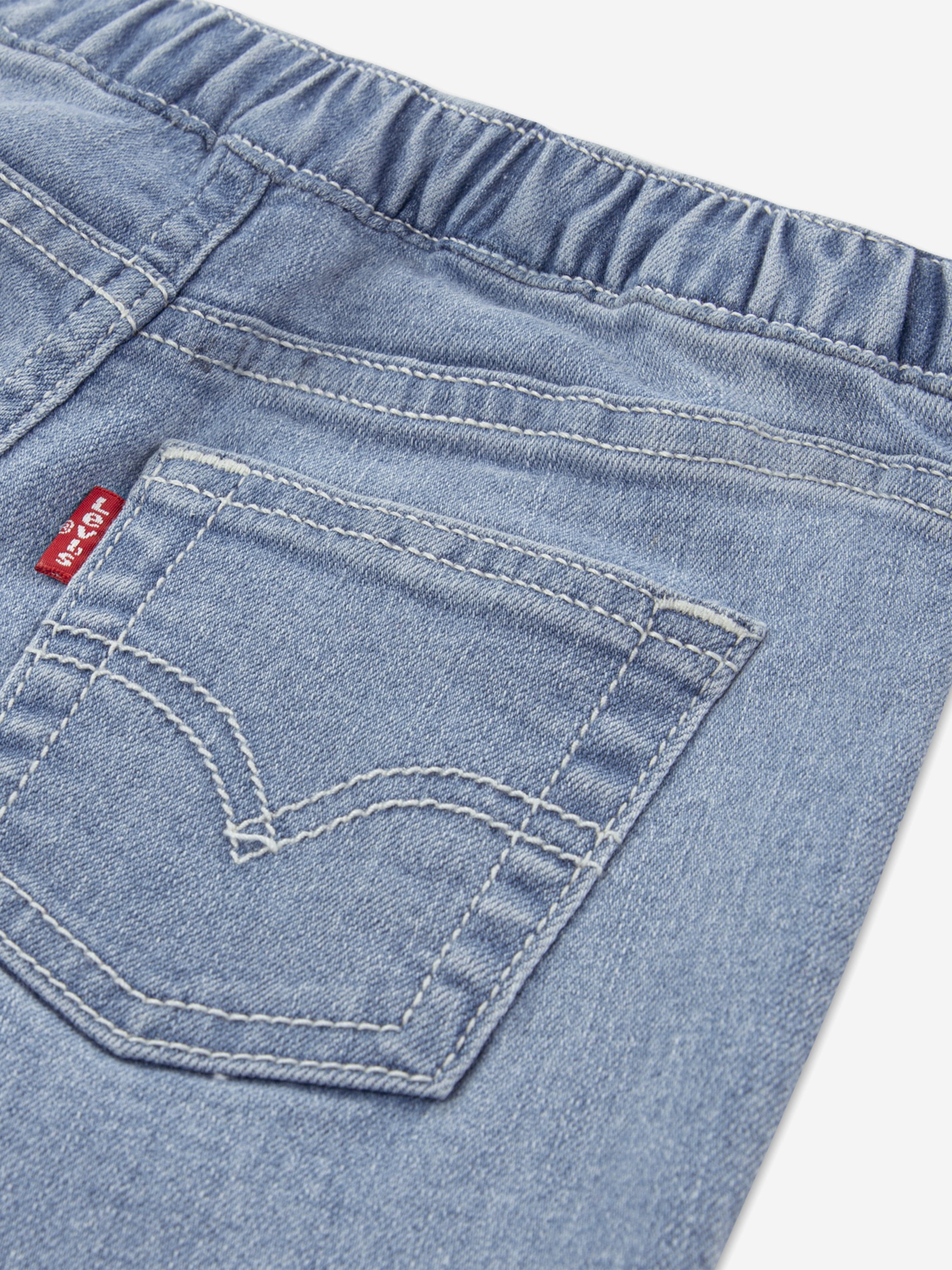 Levi's Baby Boys AOP Logo T-Shirt and Shorts Set in White
