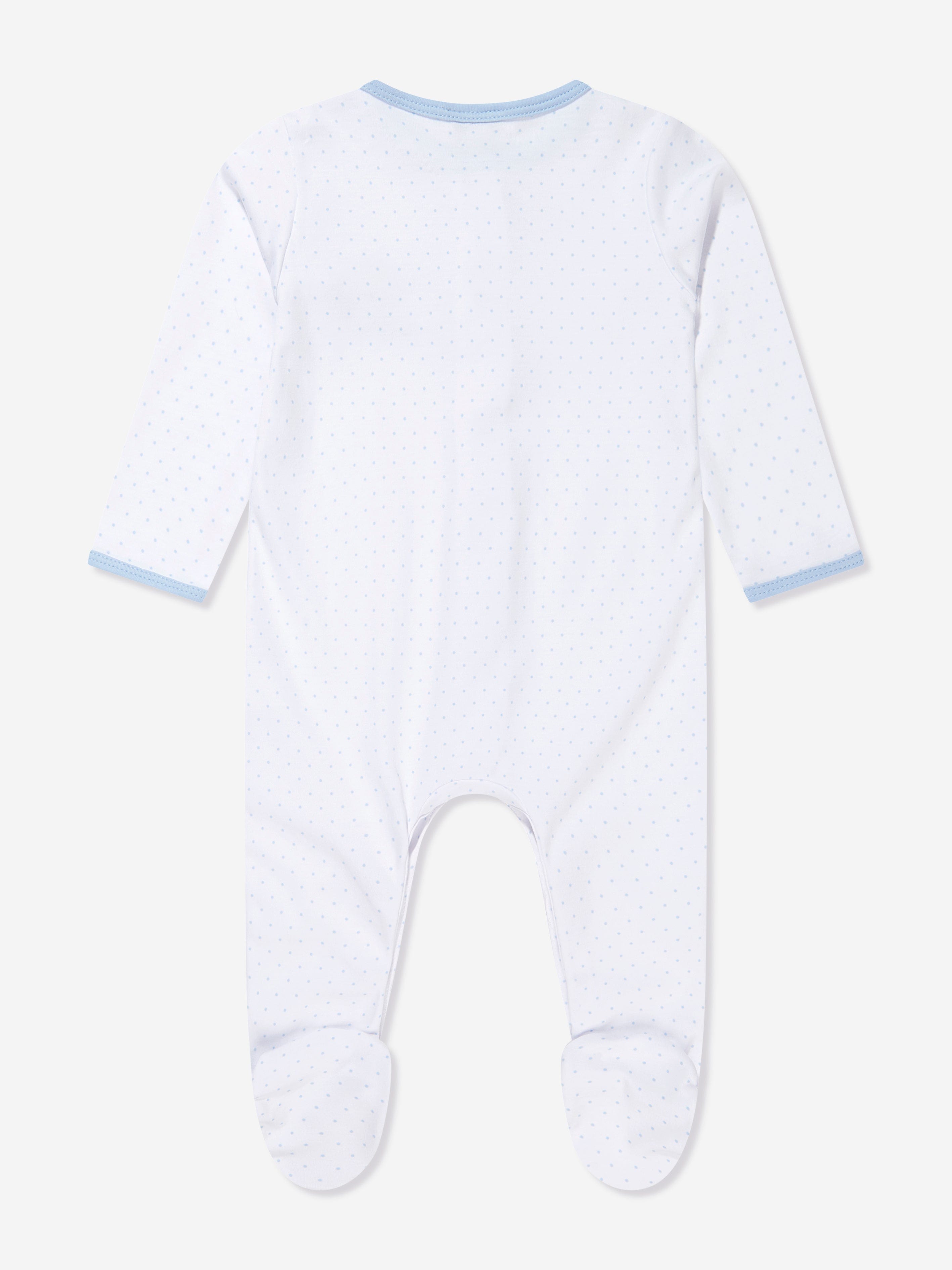 Magnolia Baby Baby Boys Dinoland Embroidered Babygrow in White