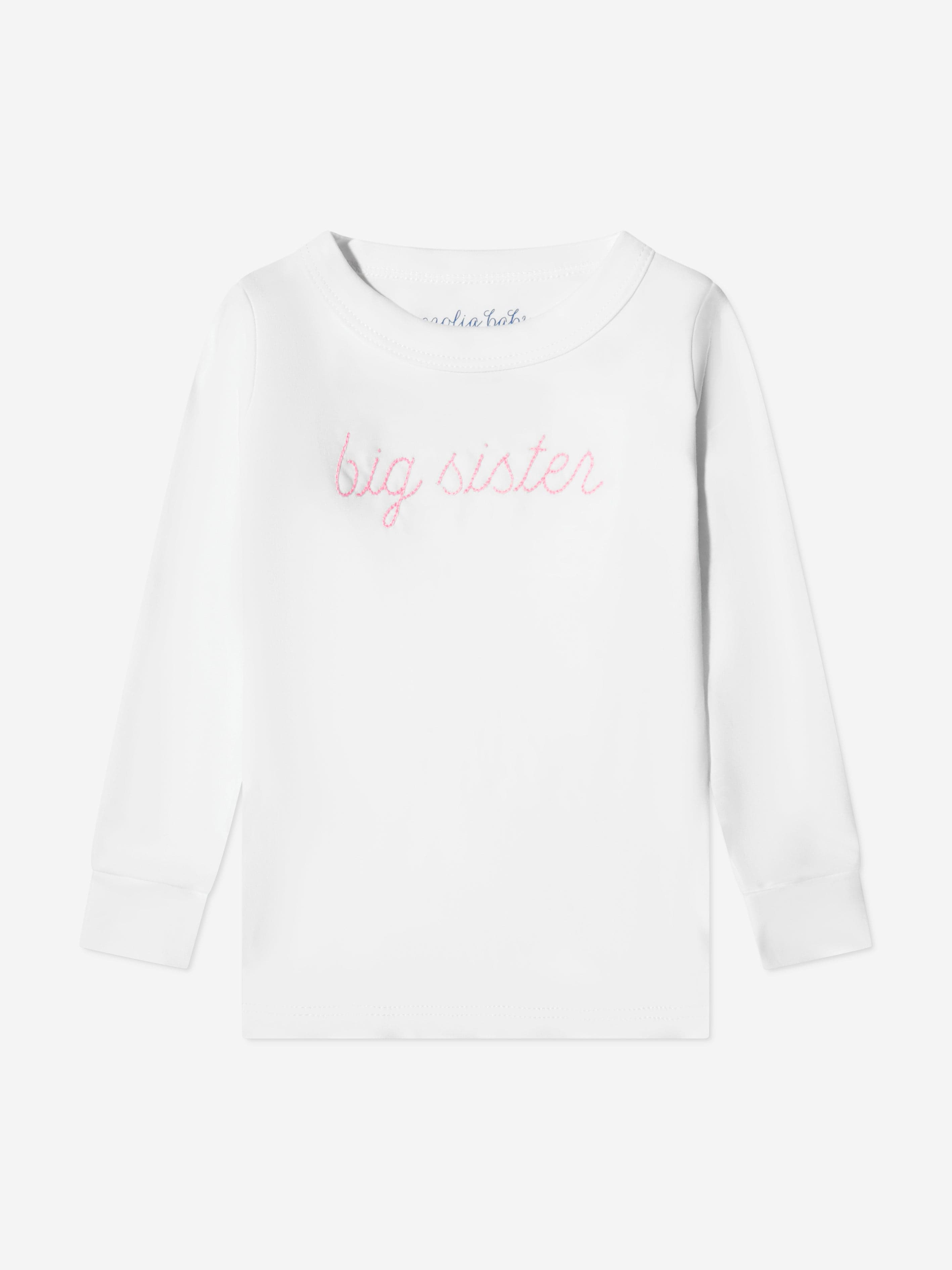 Magnolia Baby Baby Girls Little Sister Pyjamas in Pink